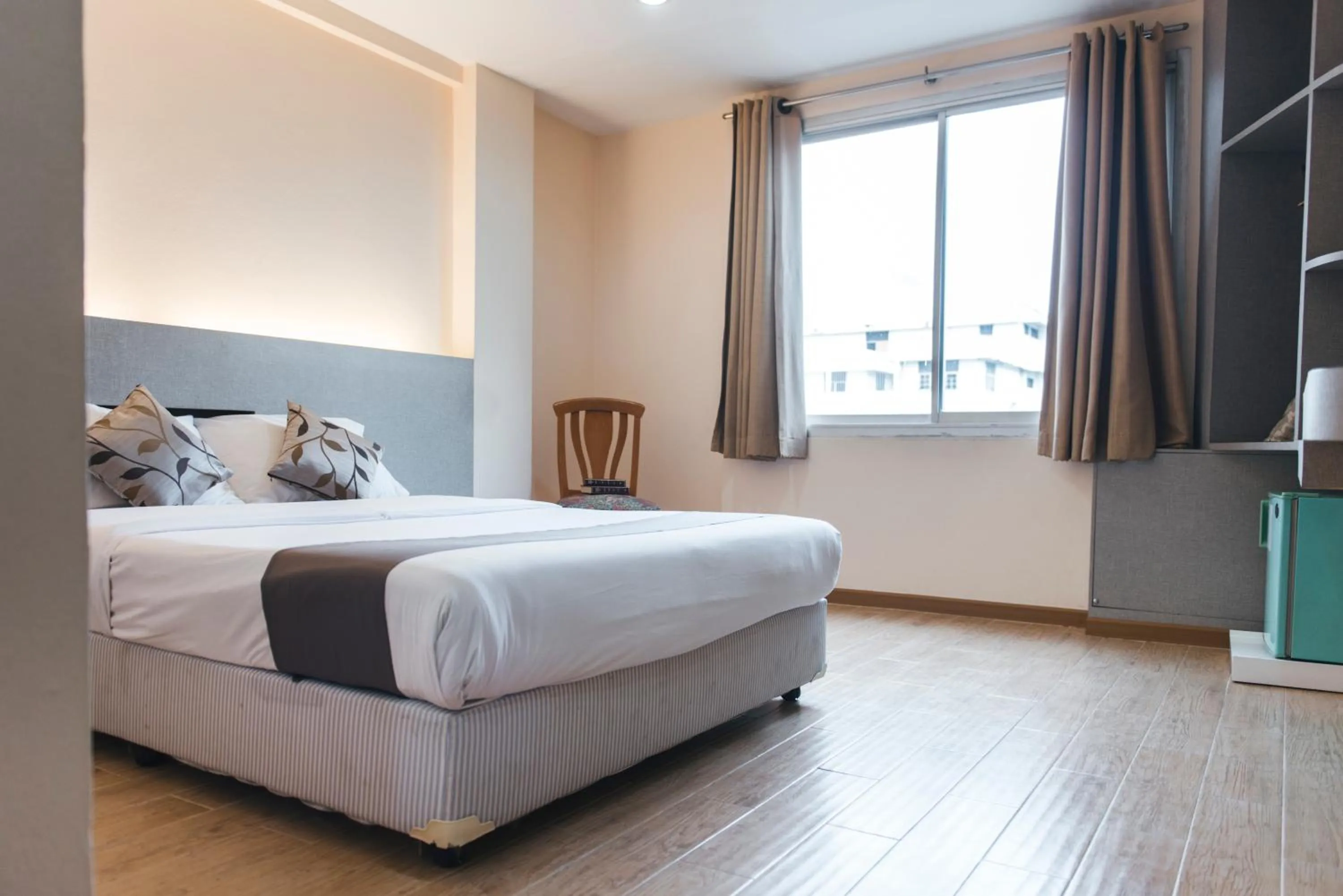 Bed in K.S.Pavilion Hotel