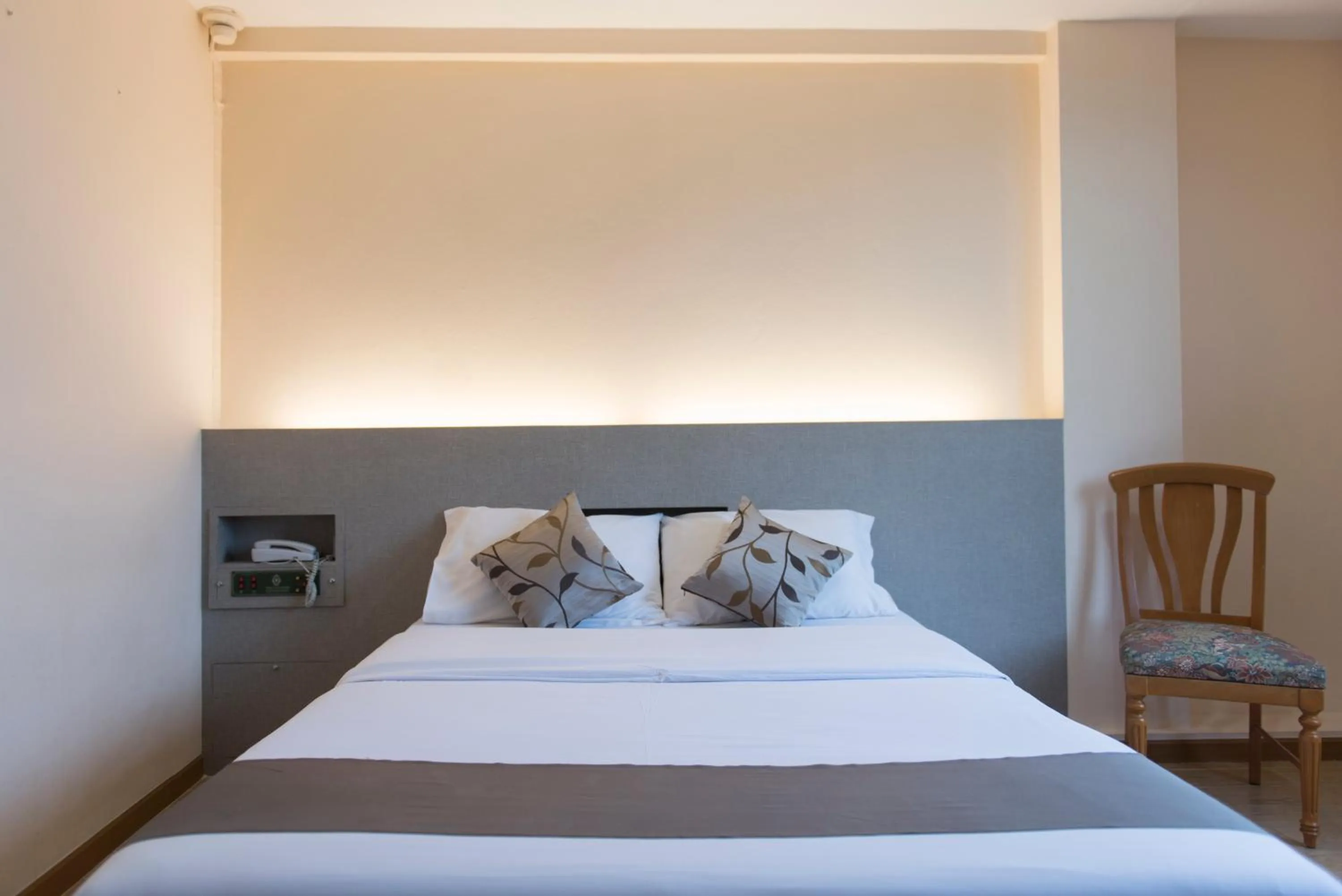 Bed in K.S.Pavilion Hotel