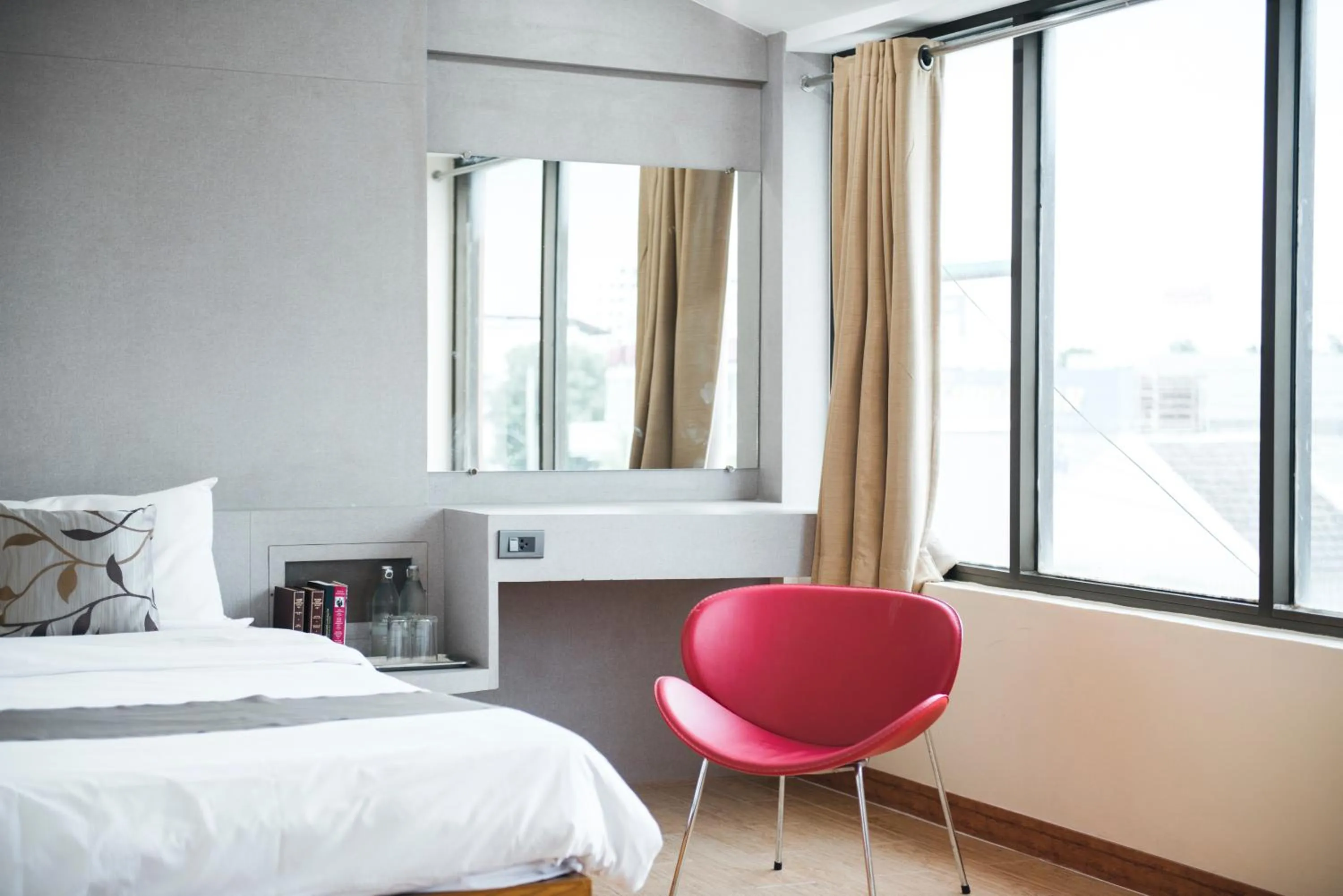 Photo of the whole room, Bed in K.S.Pavilion Hotel