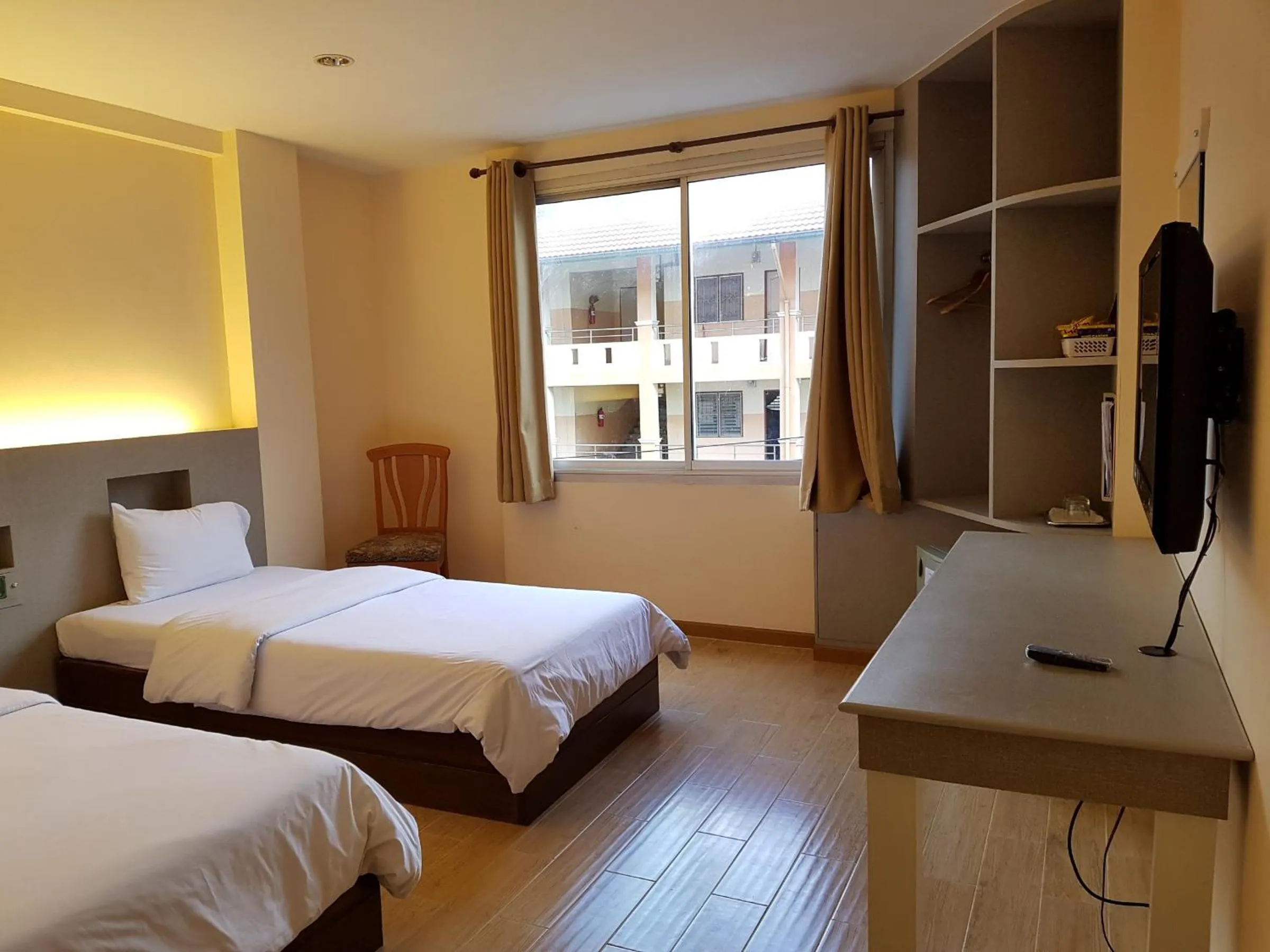 Bed in K.S.Pavilion Hotel