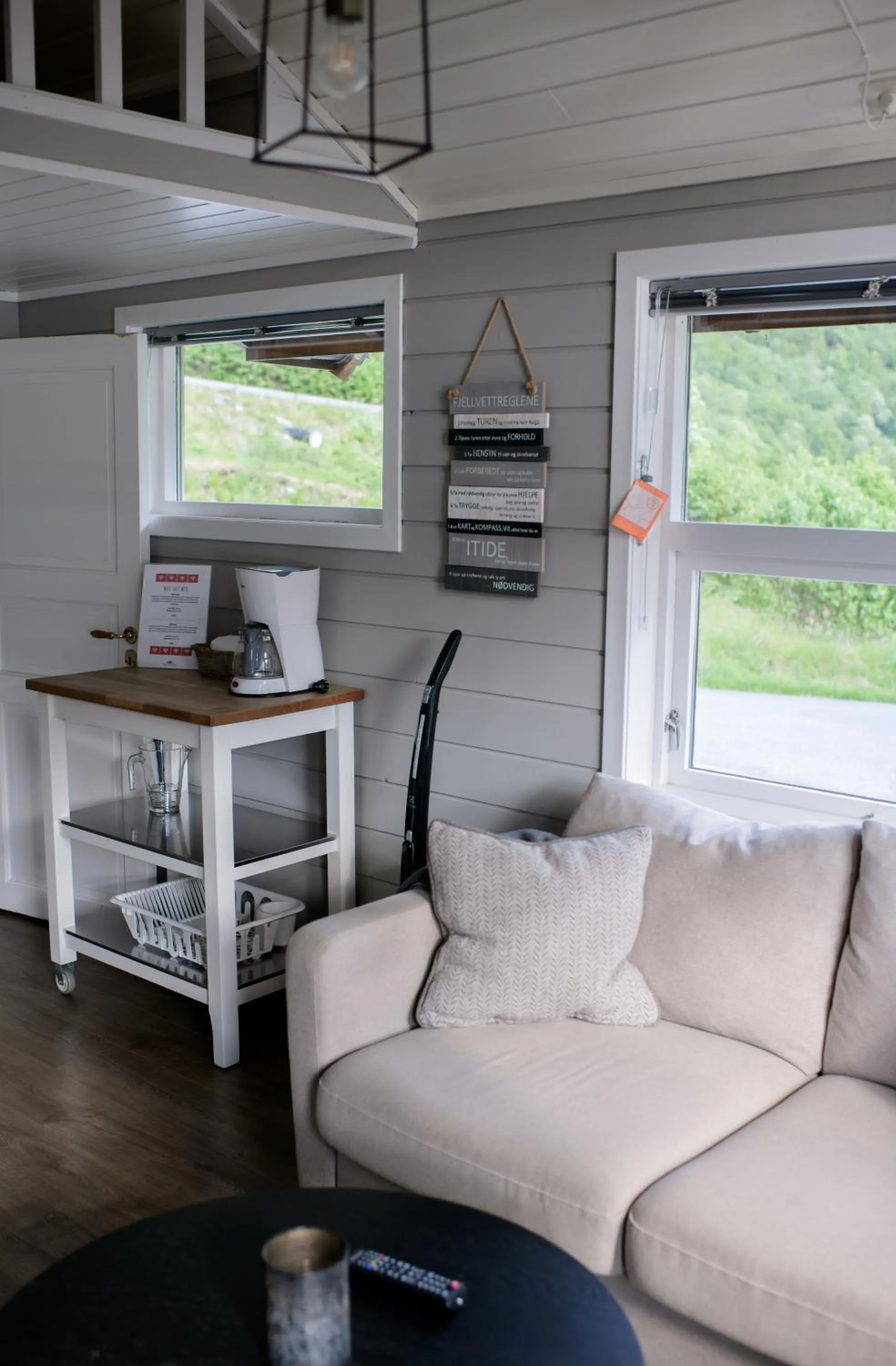 Living room in Grande Hytteutleige og Camping