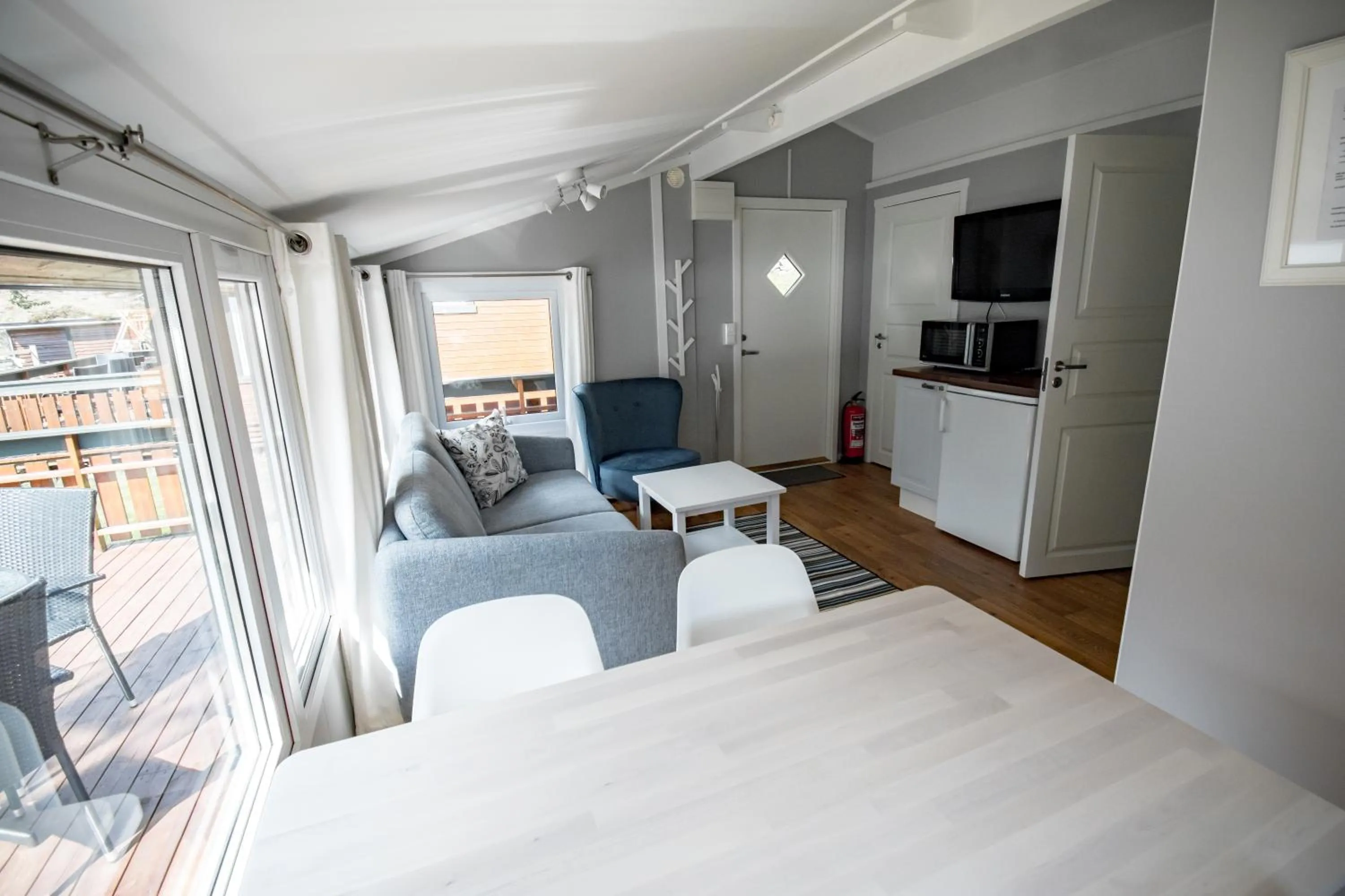 Living room in Grande Hytteutleige og Camping