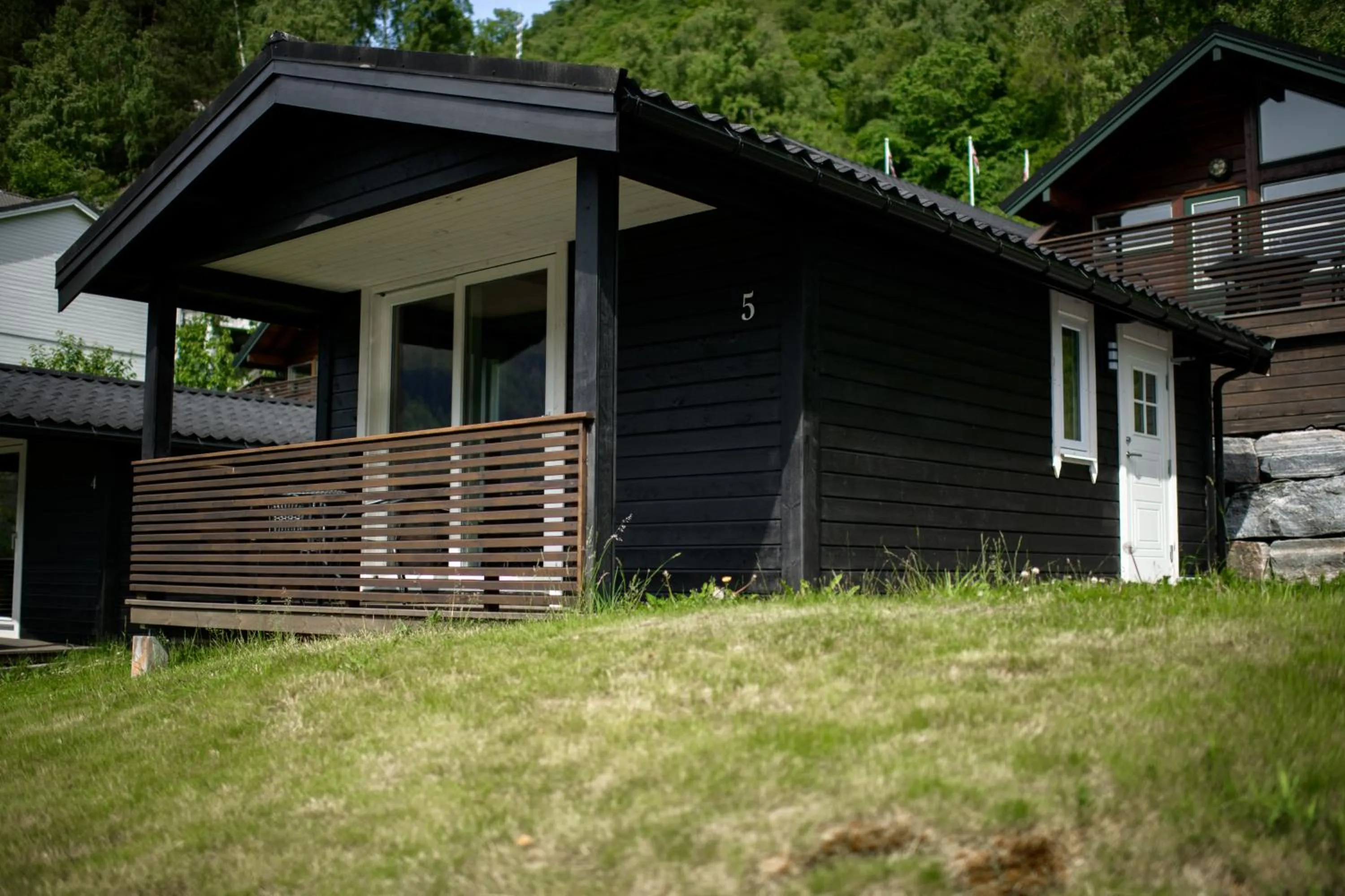 Property building in Grande Hytteutleige og Camping
