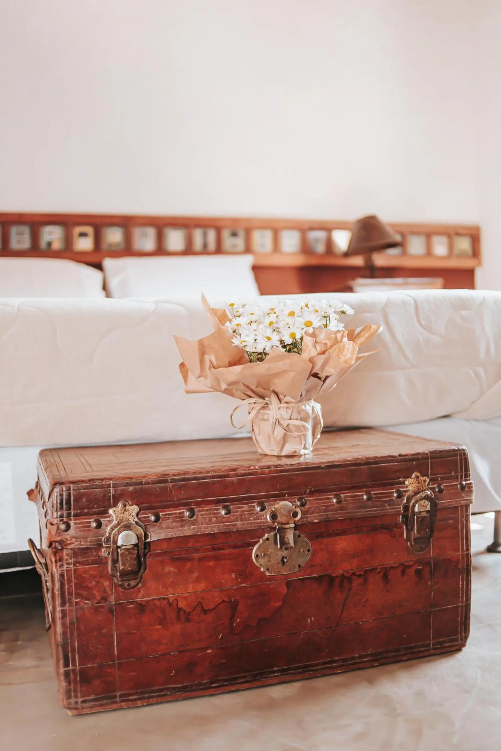 Decorative detail, Bed in Pousada d'Oleo de Guignard