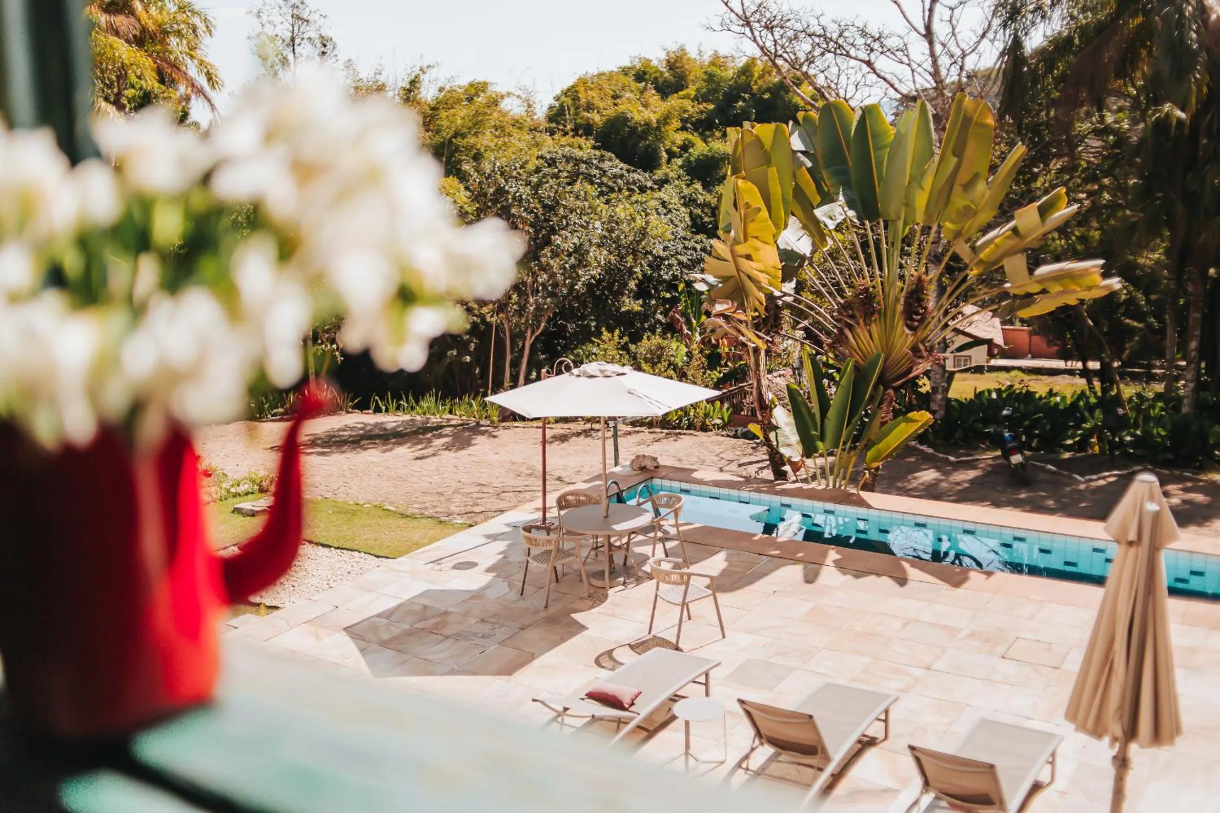 View (from property/room) in Pousada d'Oleo de Guignard