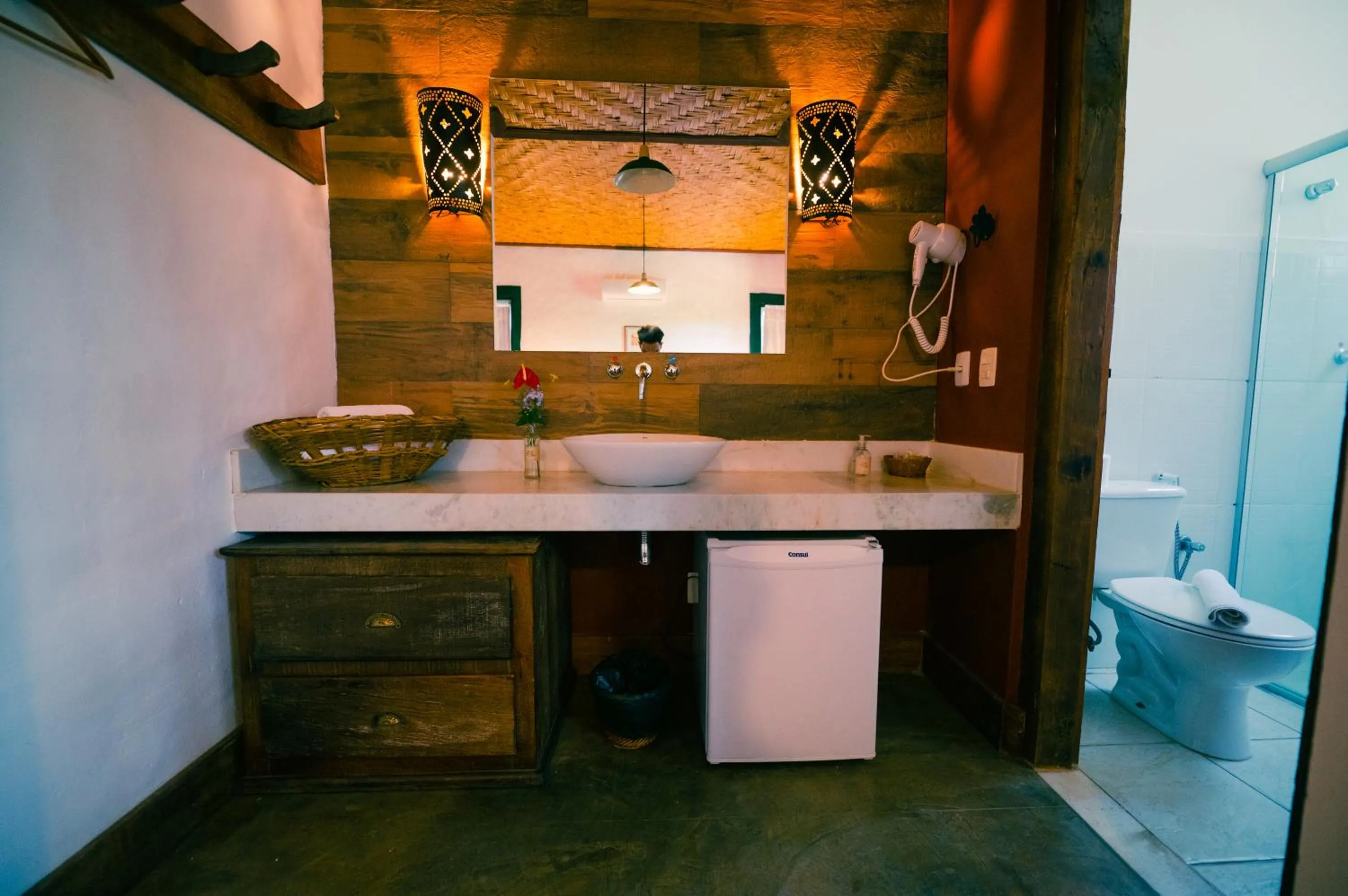 Bathroom in Pousada d'Oleo de Guignard