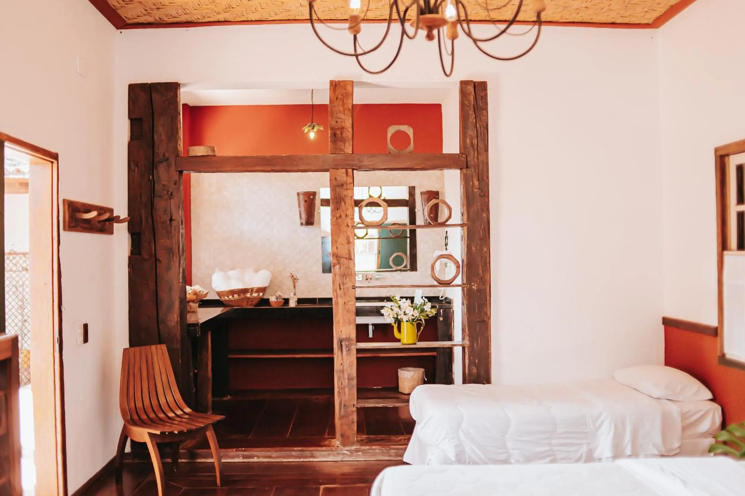 Bed in Pousada d'Oleo de Guignard