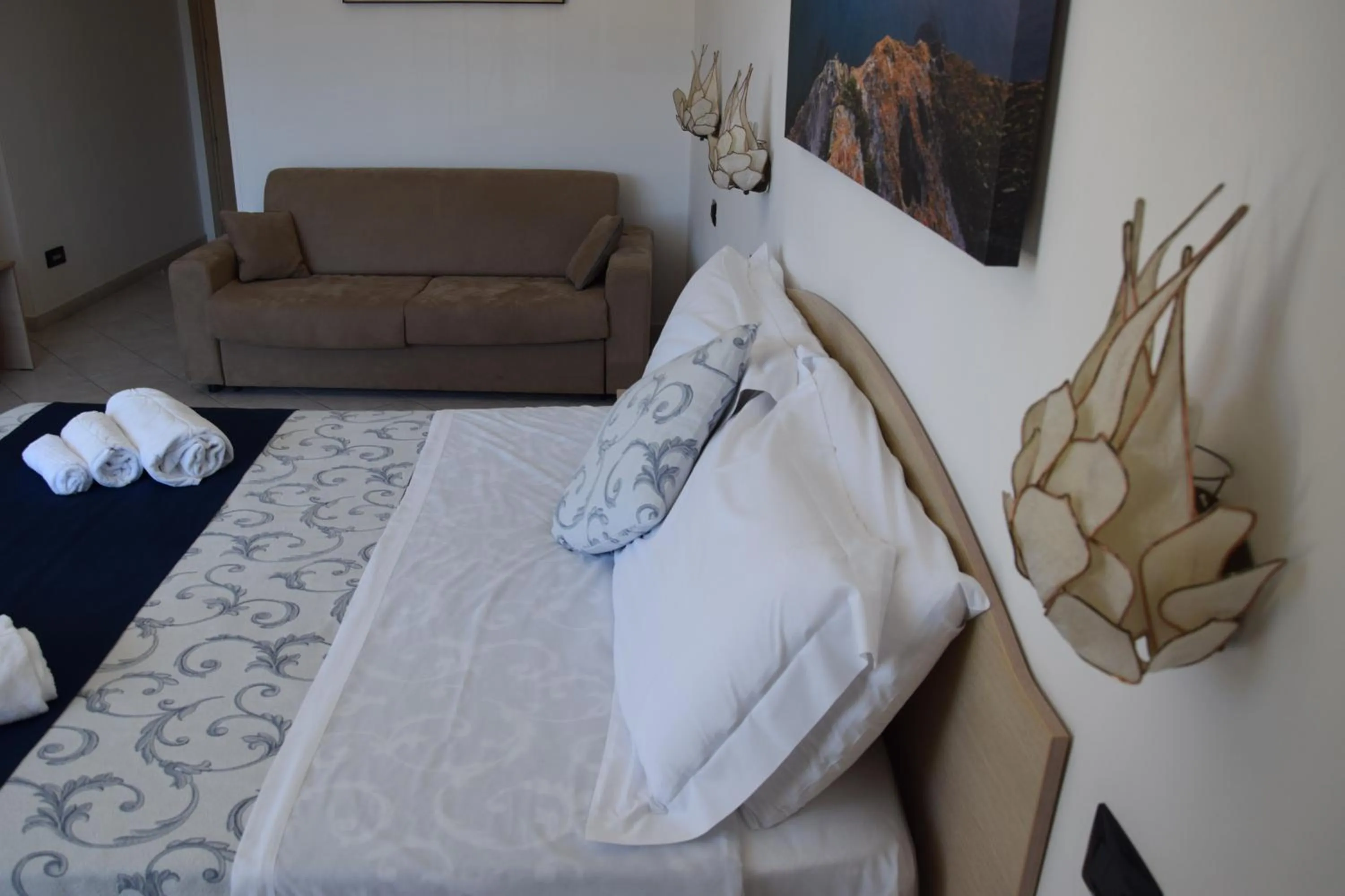 Bed in Hotel Profumo Di Mare