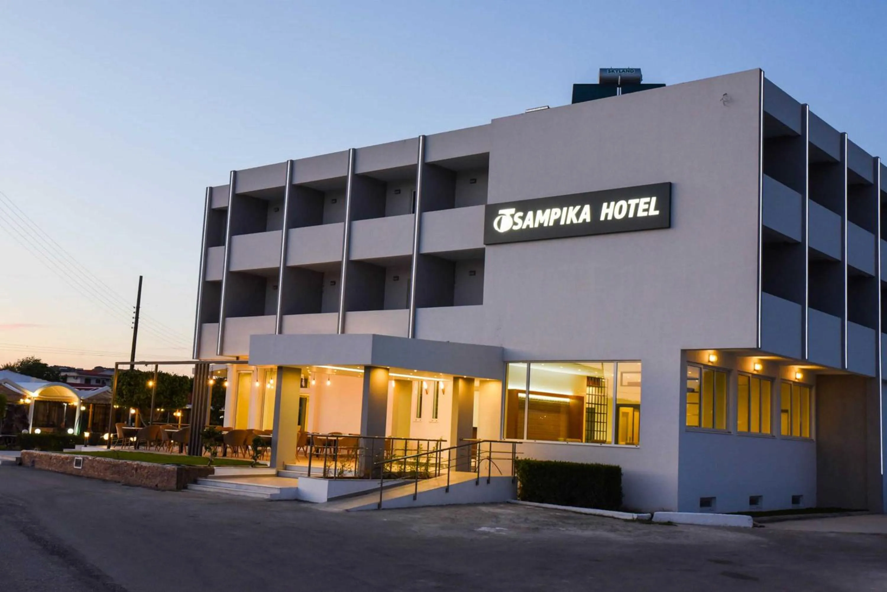 Facade/entrance in Tsampika Hotel Faliraki
