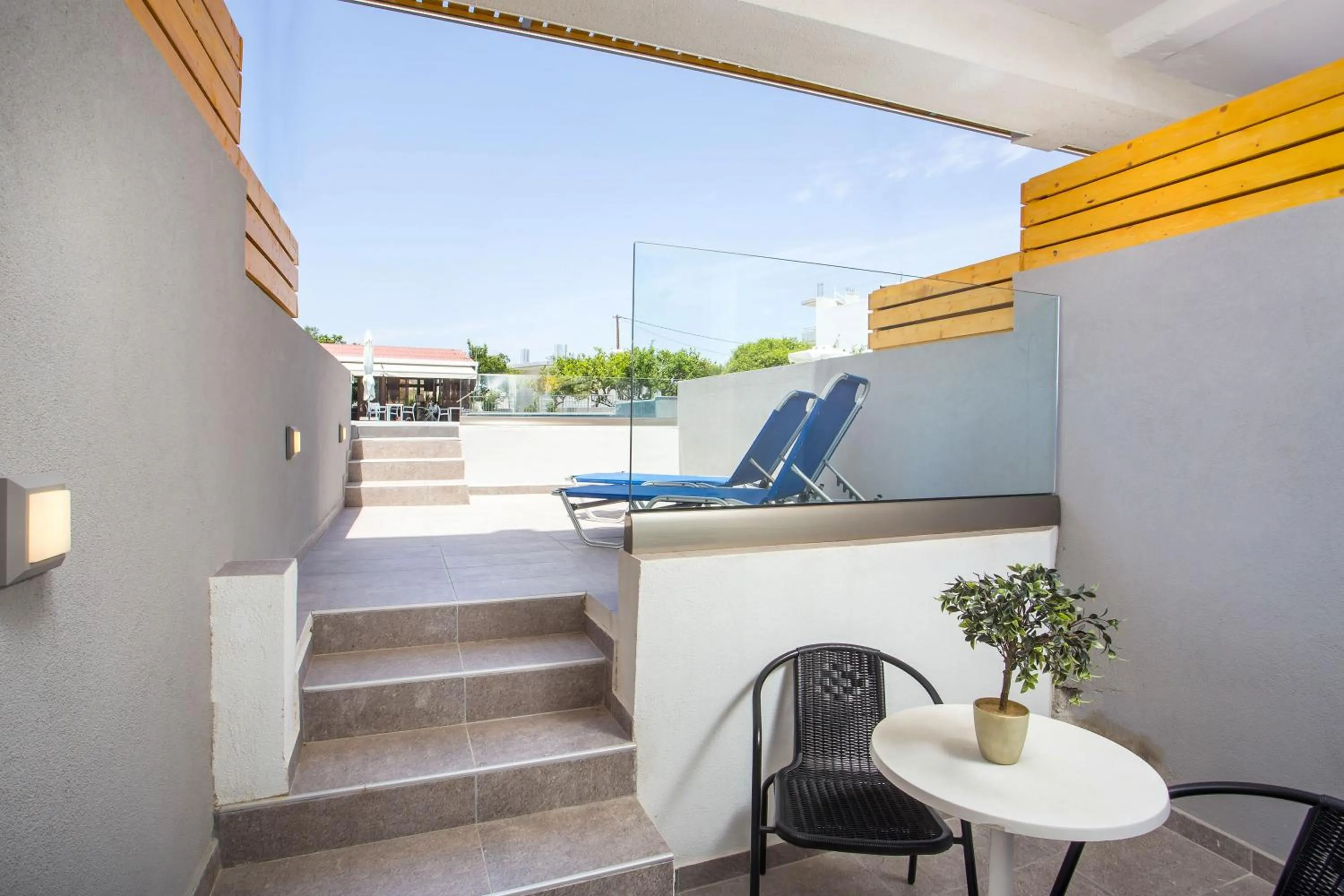 Balcony/Terrace in Tsampika Hotel Faliraki