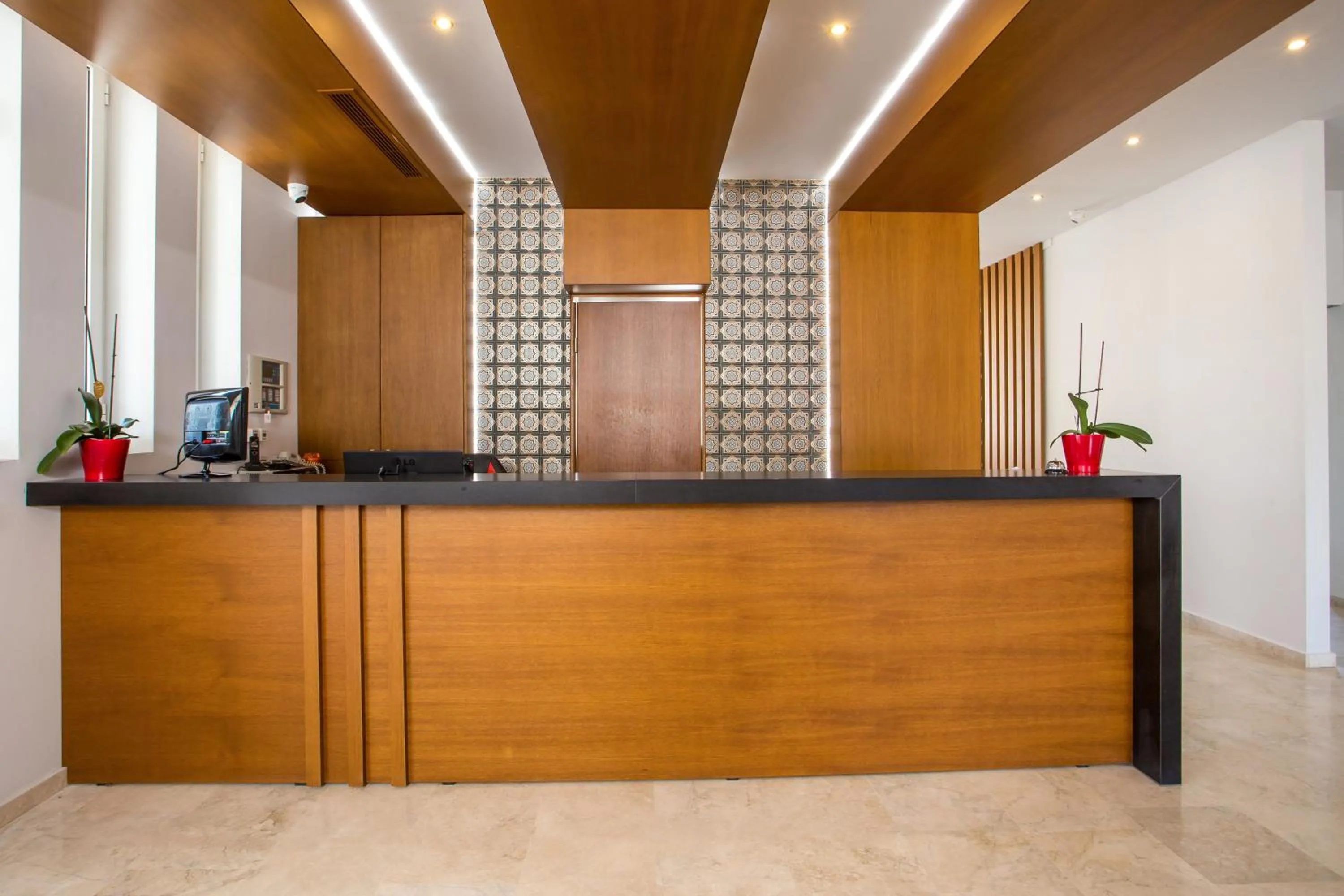 Lobby or reception in Tsampika Hotel Faliraki