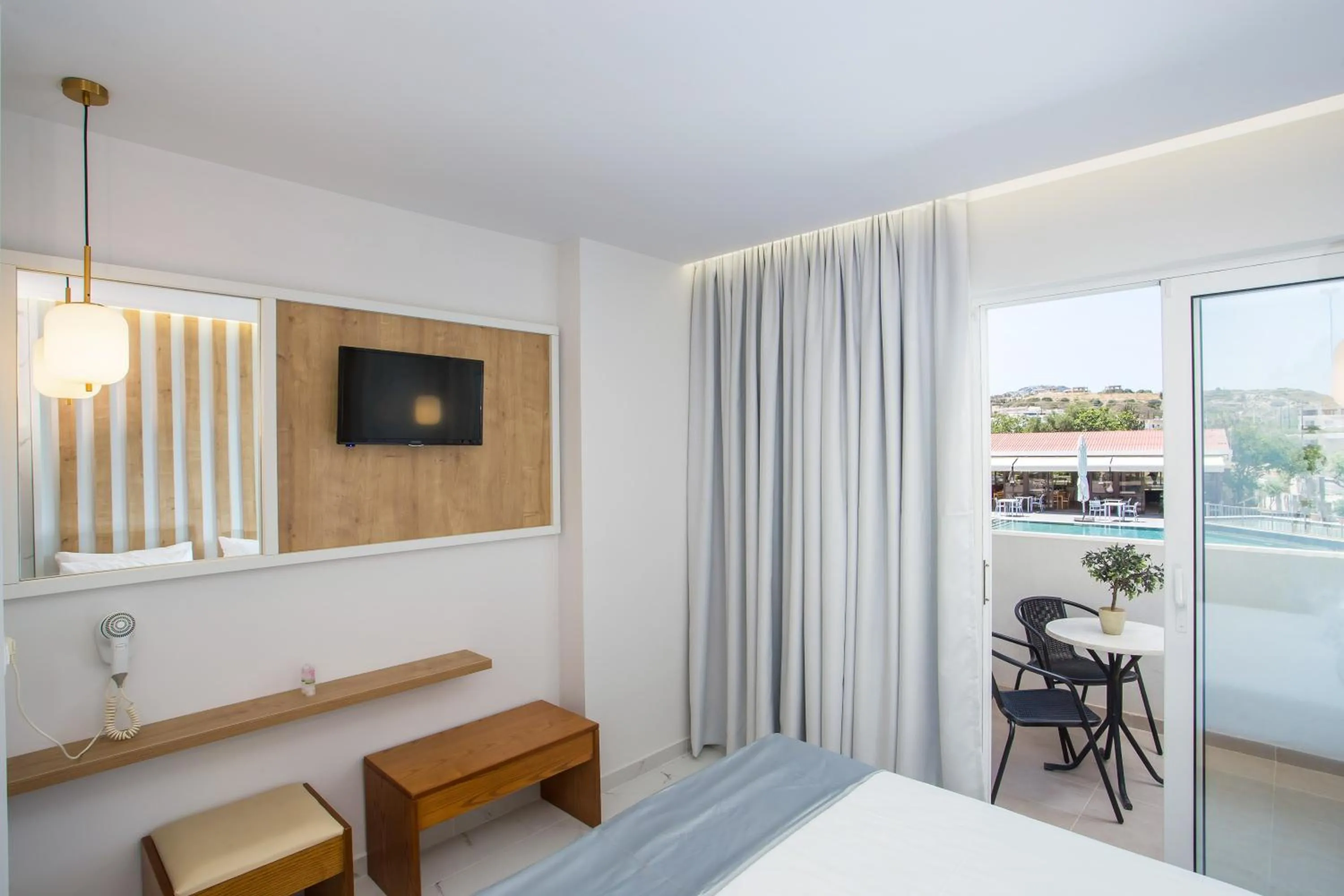 Bedroom, Bed in Tsampika Hotel Faliraki