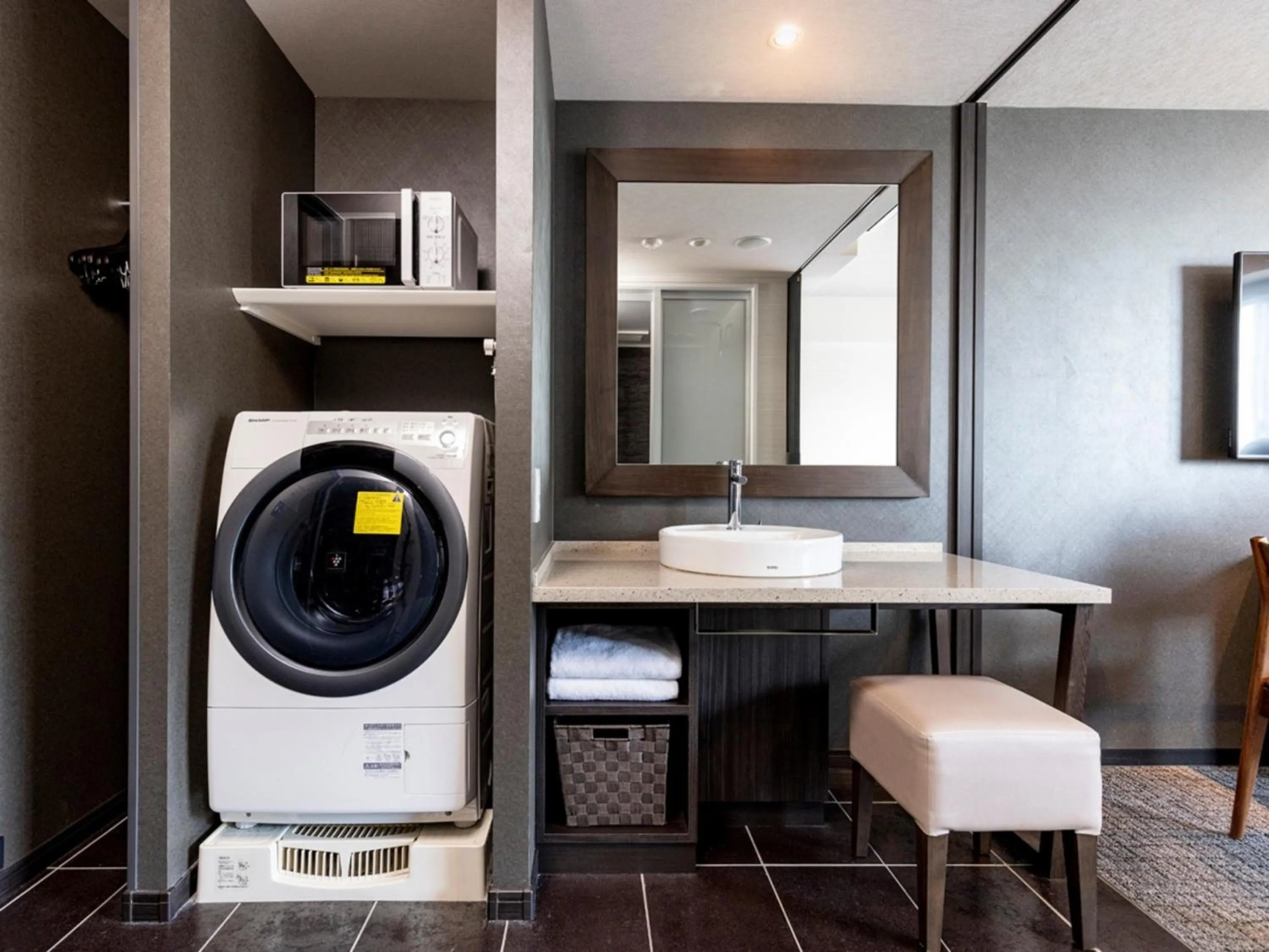 washing machine in Tokyu Stay Hakata