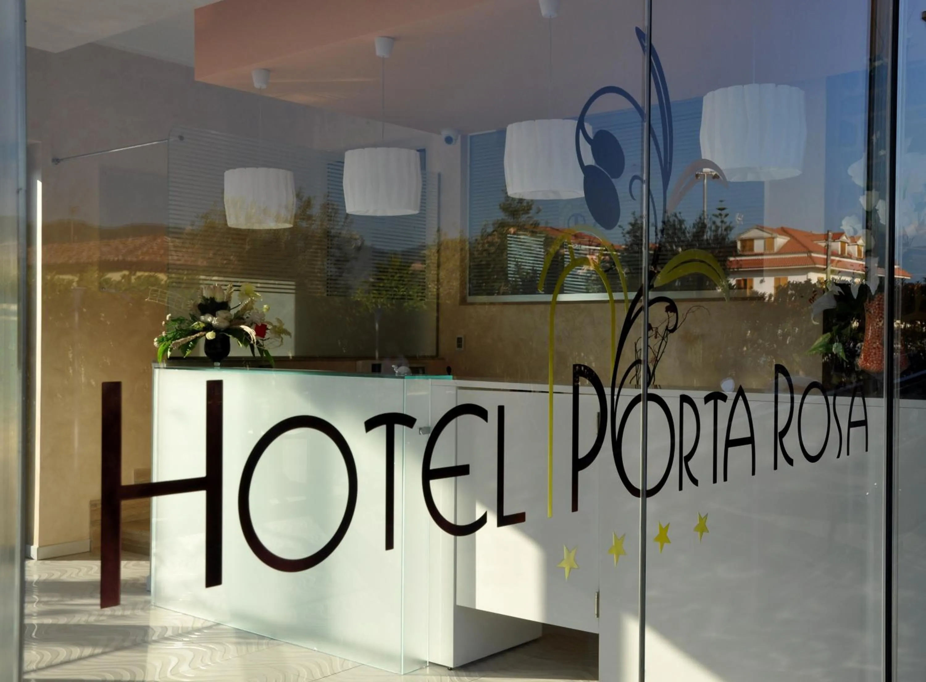 Decorative detail in Hotel Porta Rosa