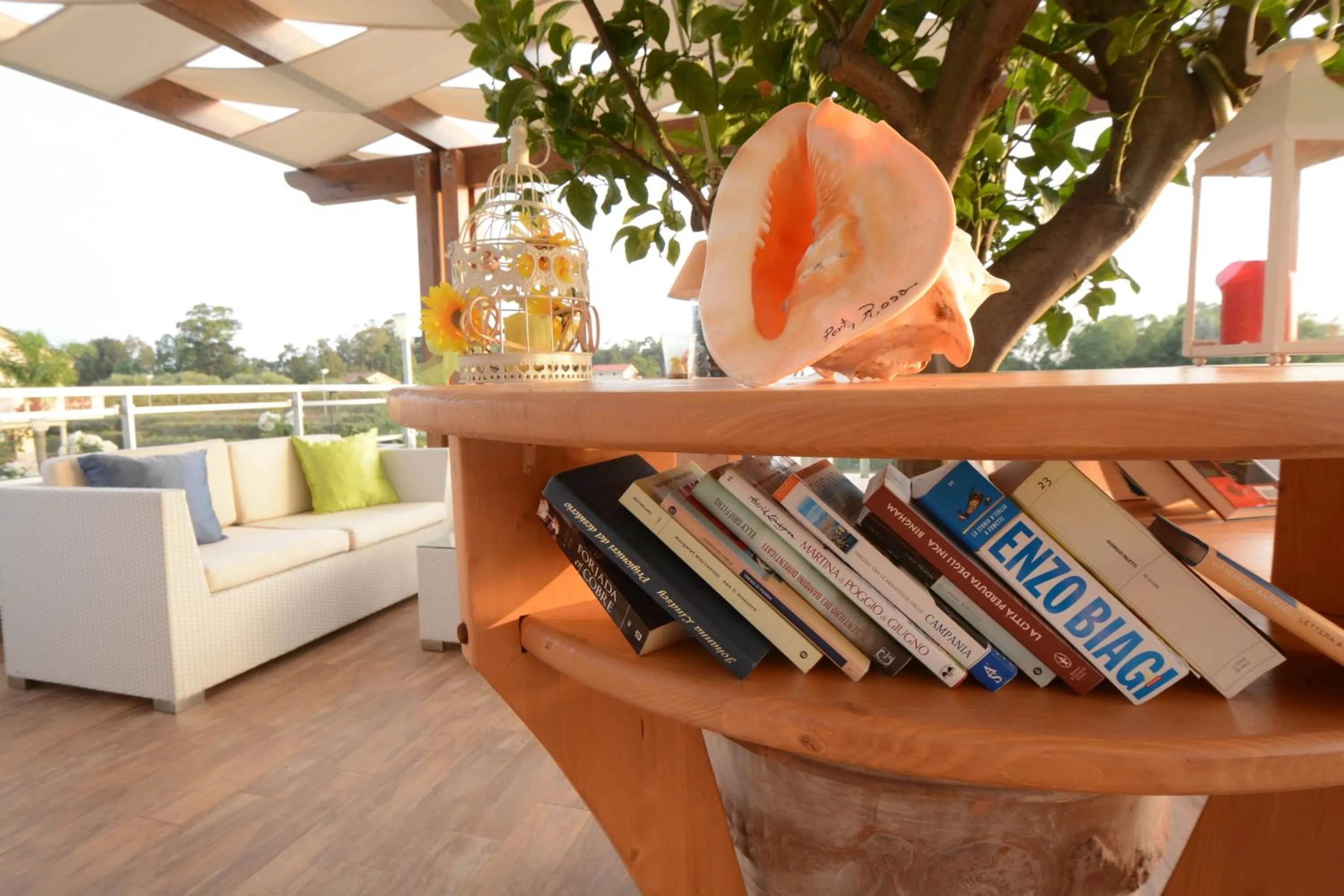 Patio in Hotel Porta Rosa