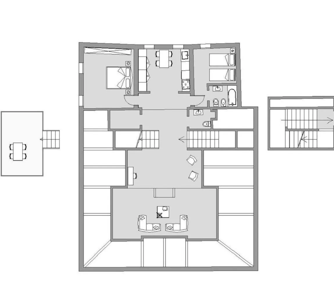 Floor plan in Ca' Del Pittore Terrace
