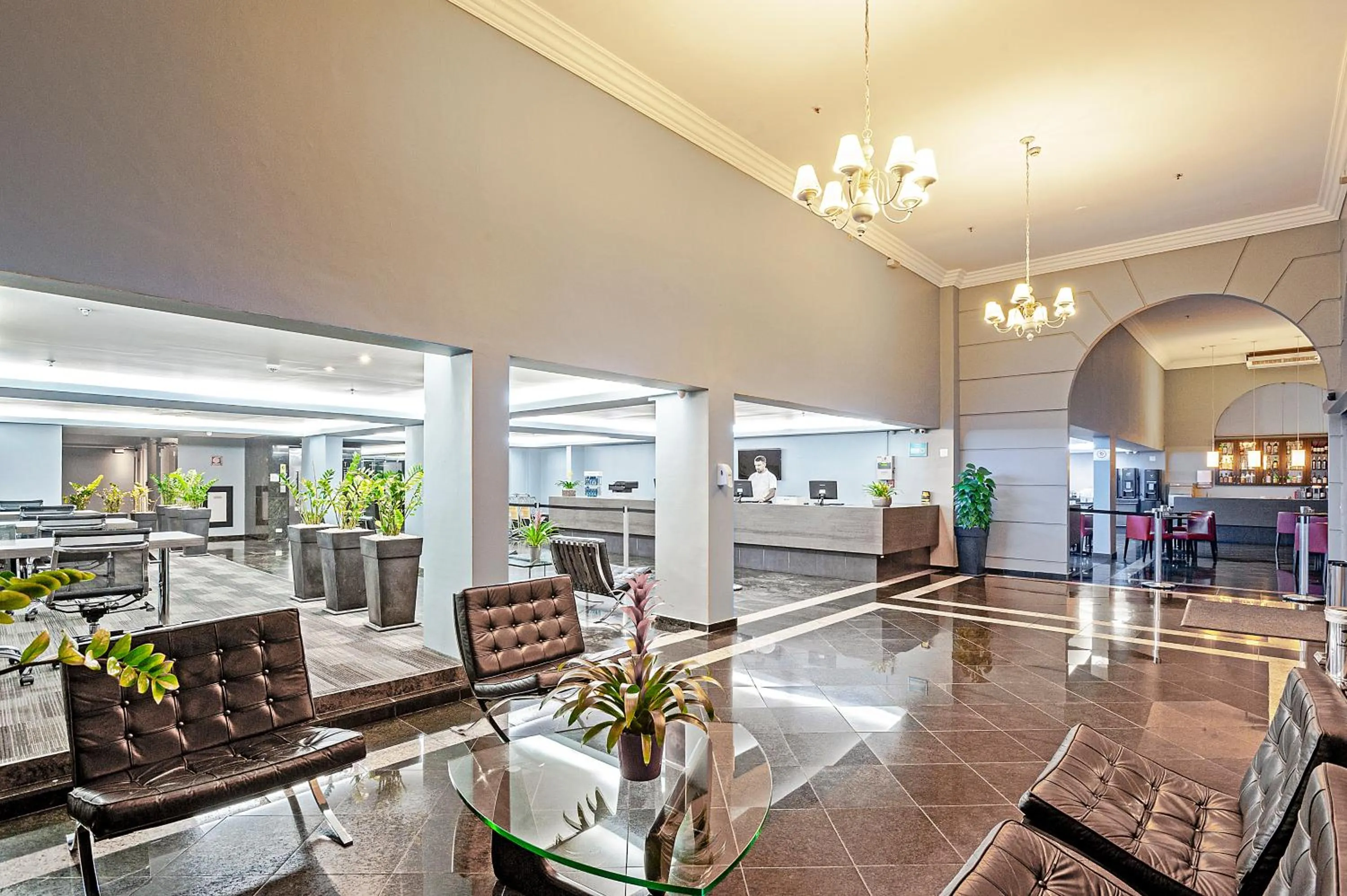 Lobby or reception in Slim São Paulo Congonhas