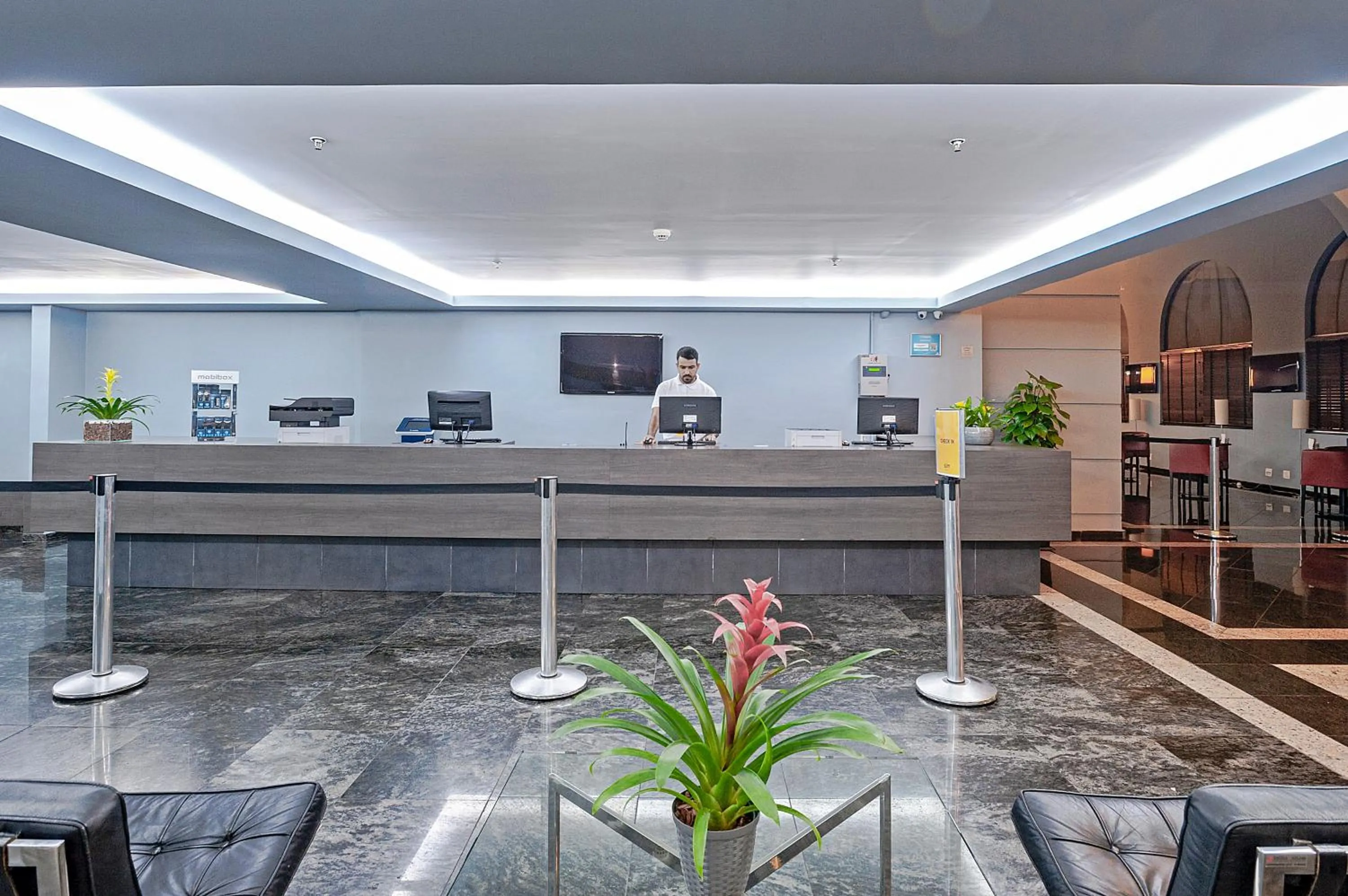 Lobby or reception in Slim São Paulo Congonhas