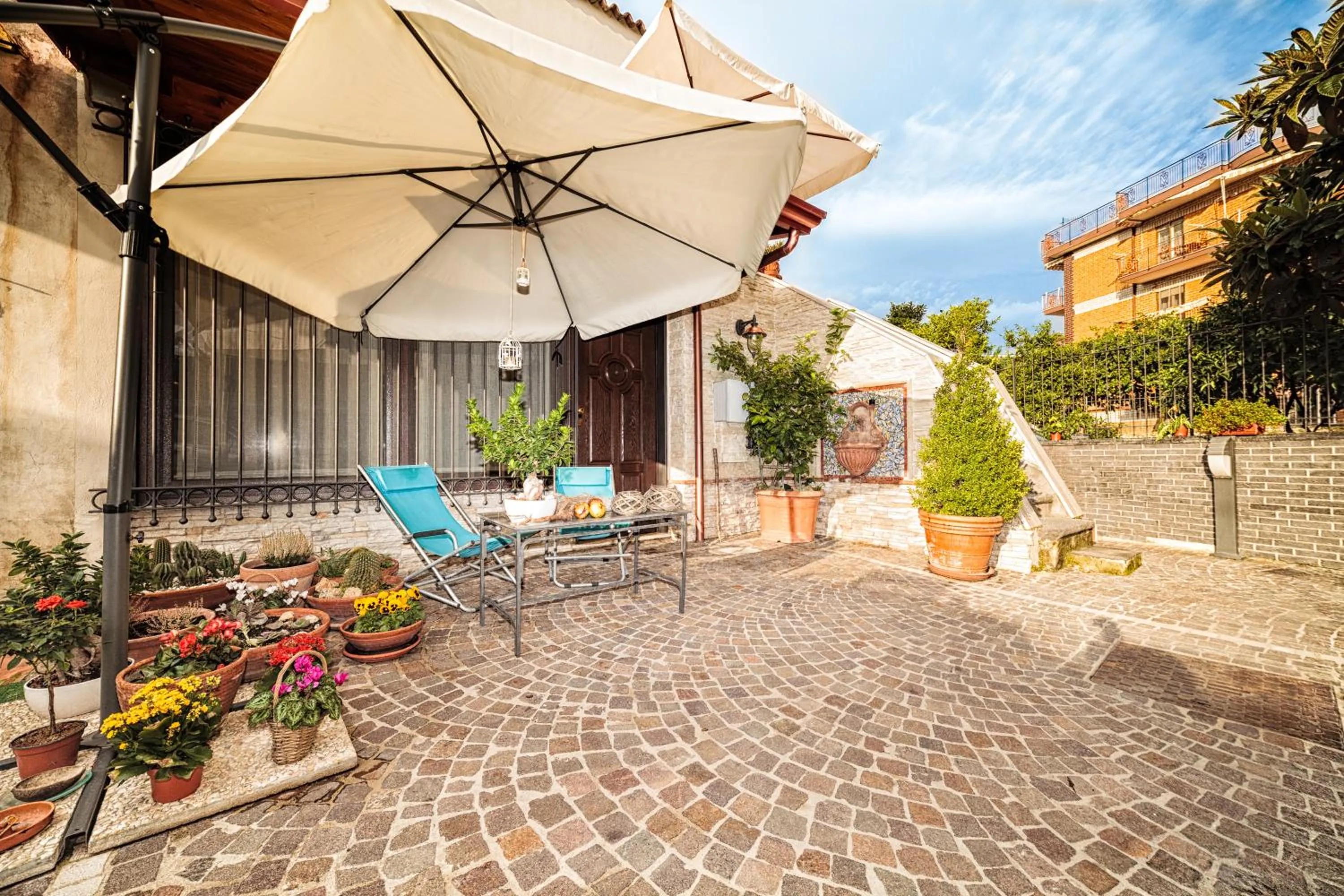 Patio in B&B La Casa Di Plinio