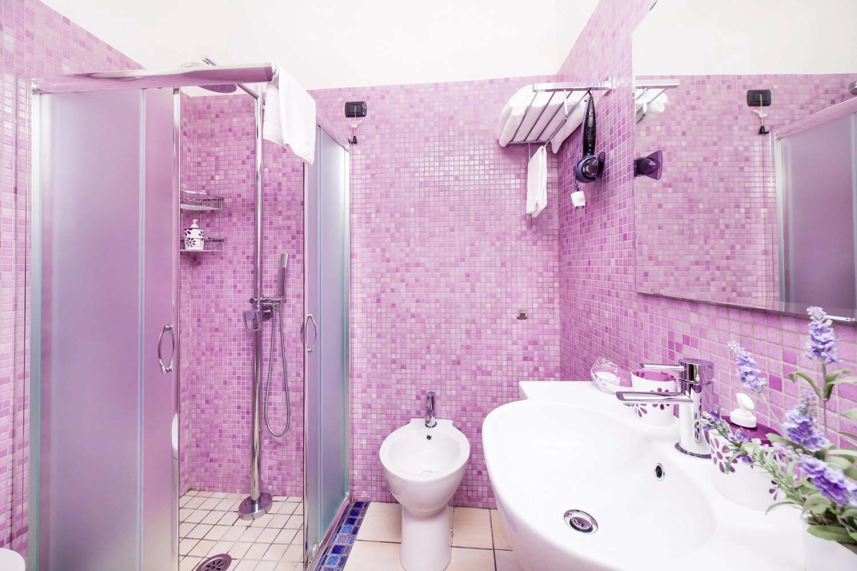 Shower in B&B La Casa Di Plinio