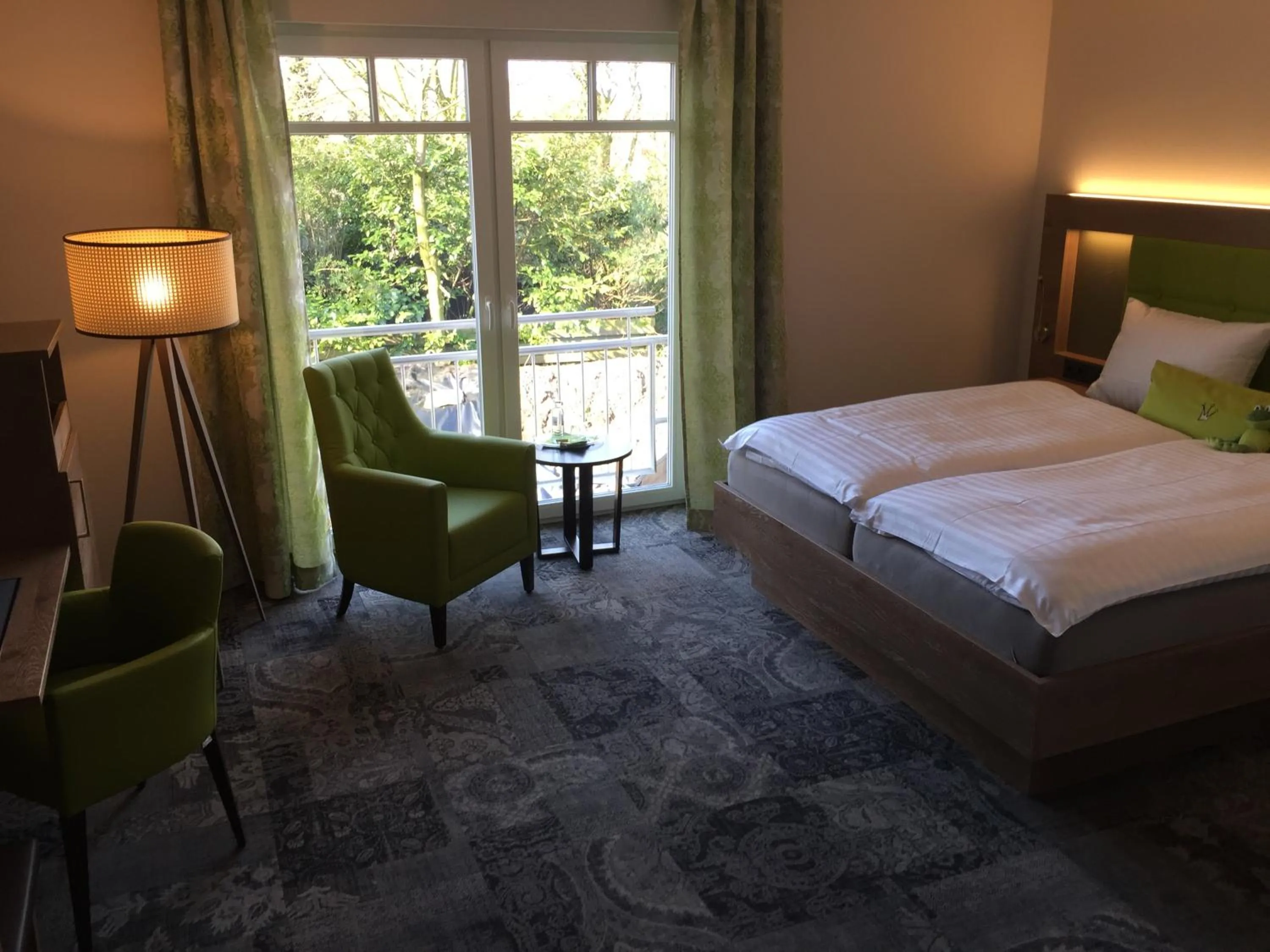 Decorative detail, Bed in Landhotel Witte-König