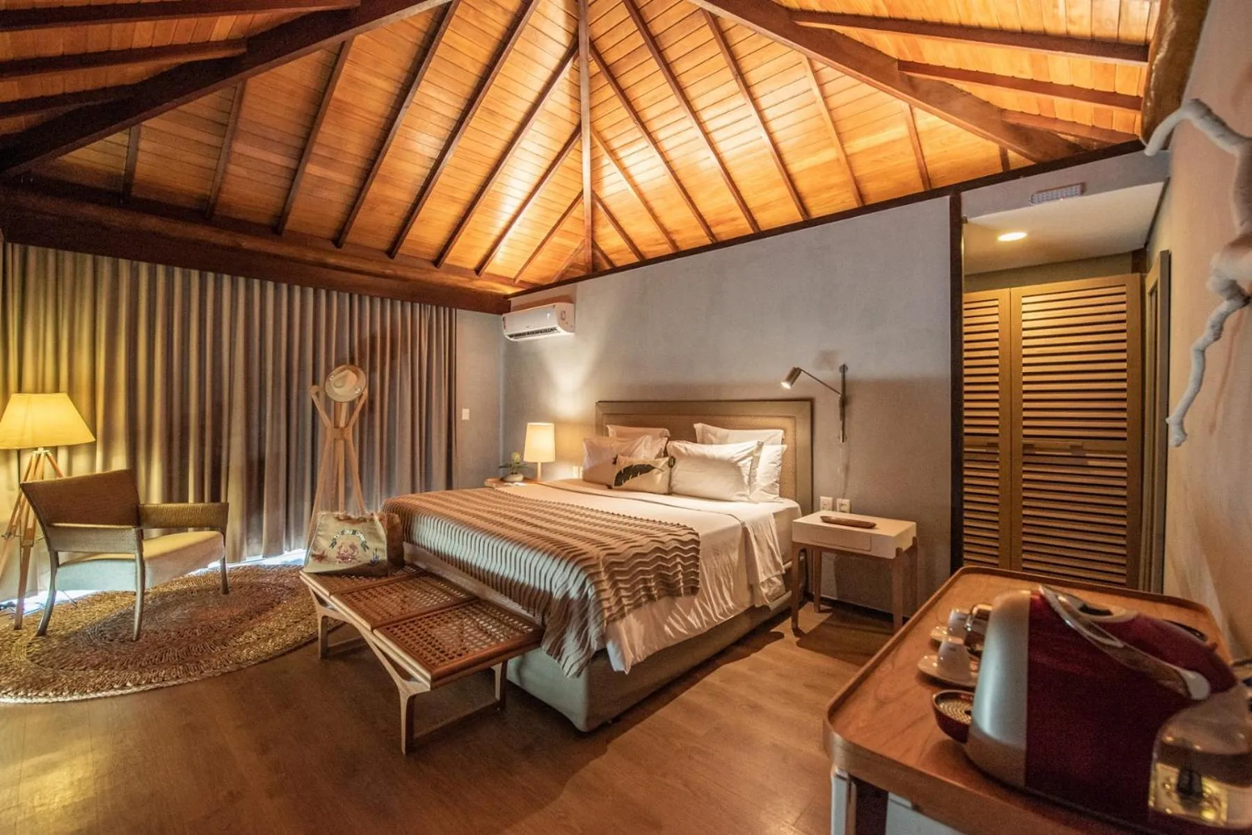 Bed in Pousada Morena