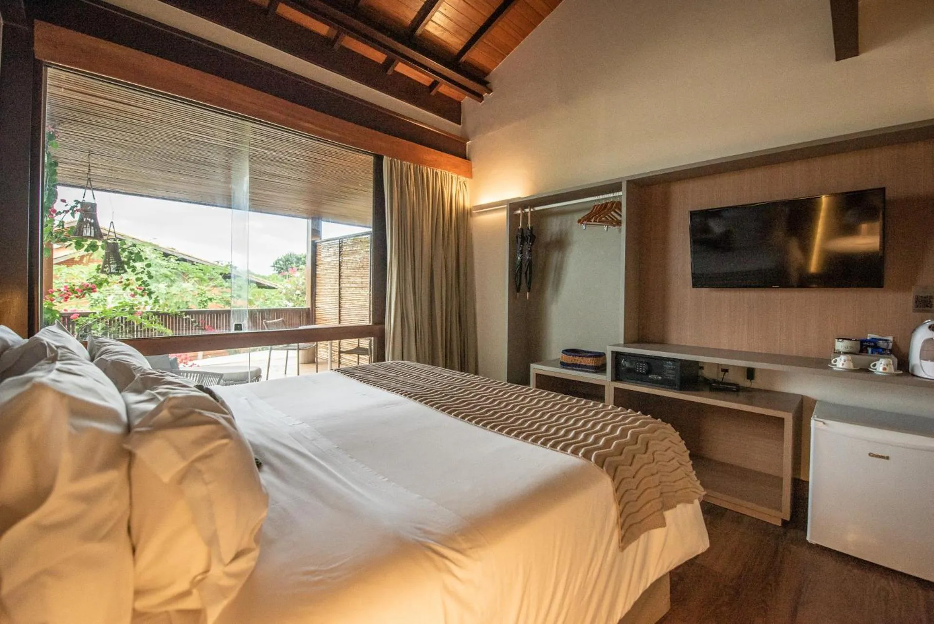 Bed in Pousada Morena