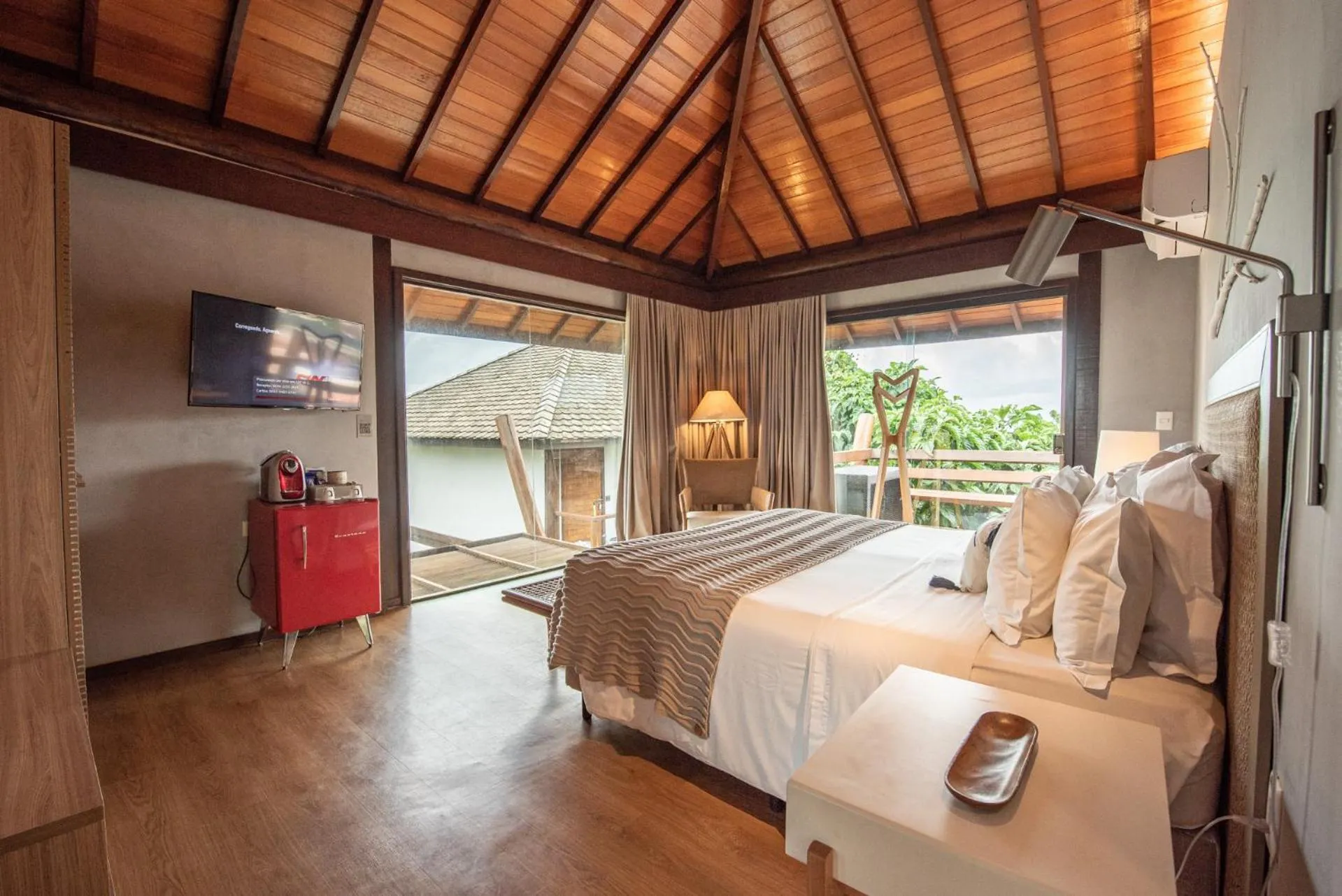 Bed in Pousada Morena