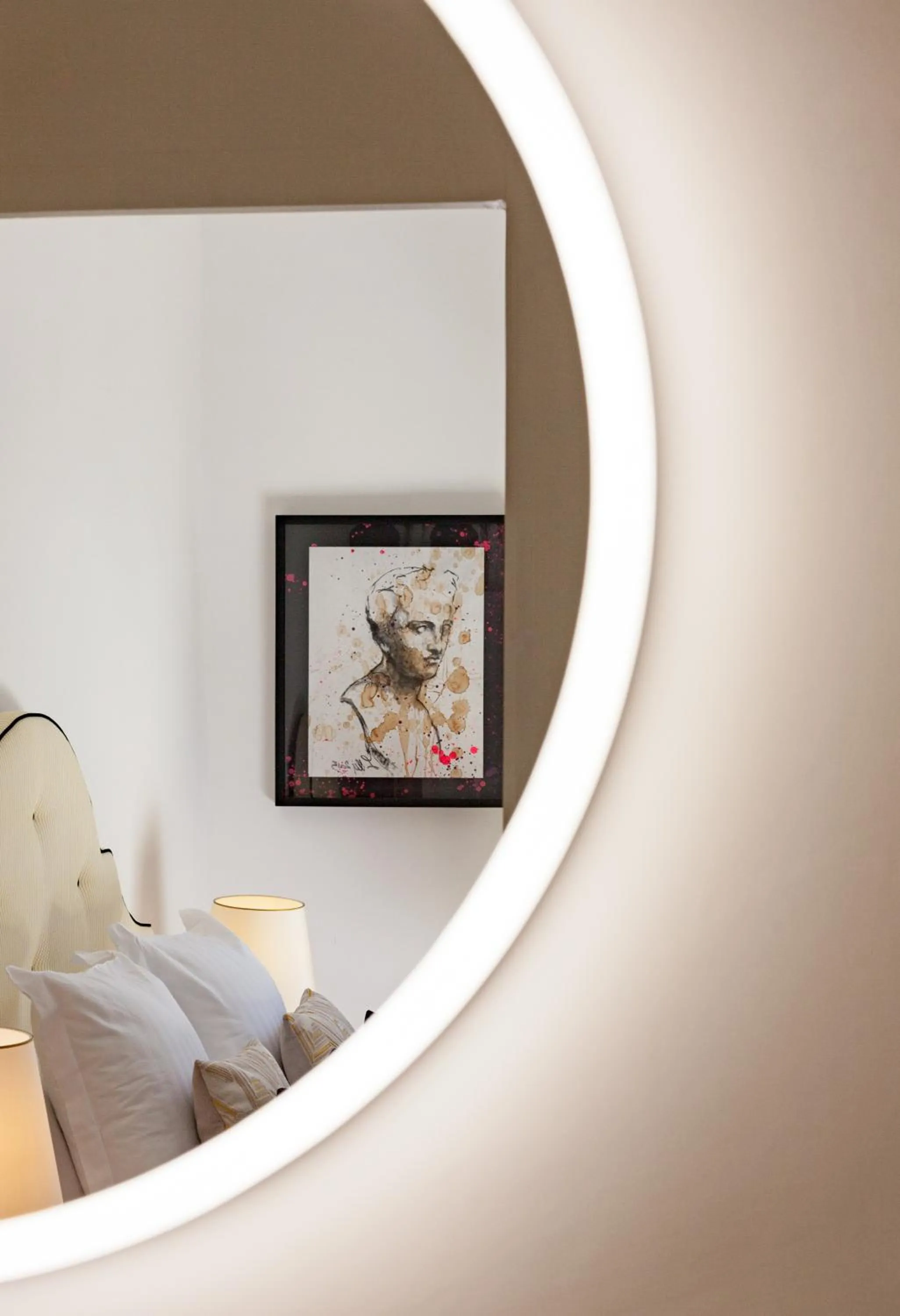 Decorative detail, Bed in Maison Du Collectionneur