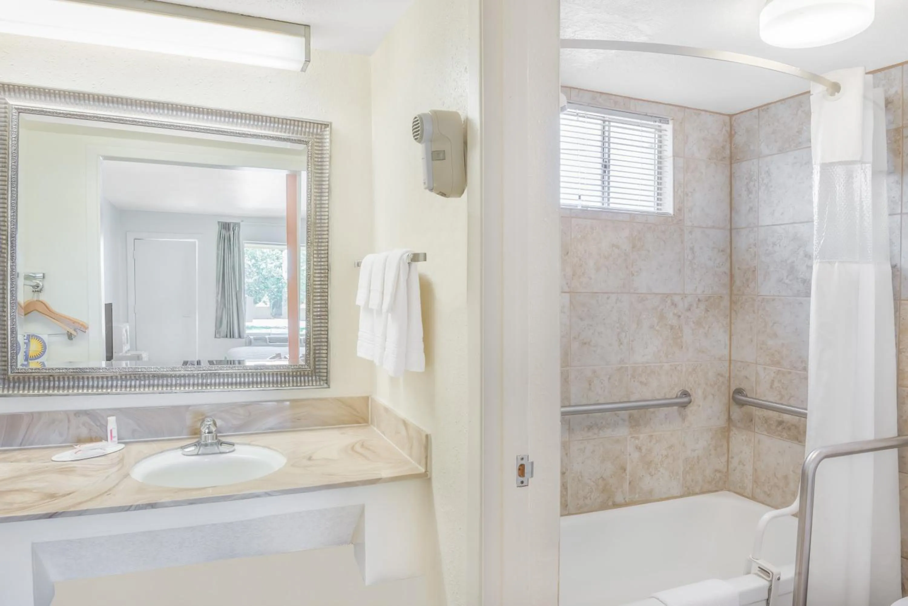 Shower in Days Inn by Wyndham Deming