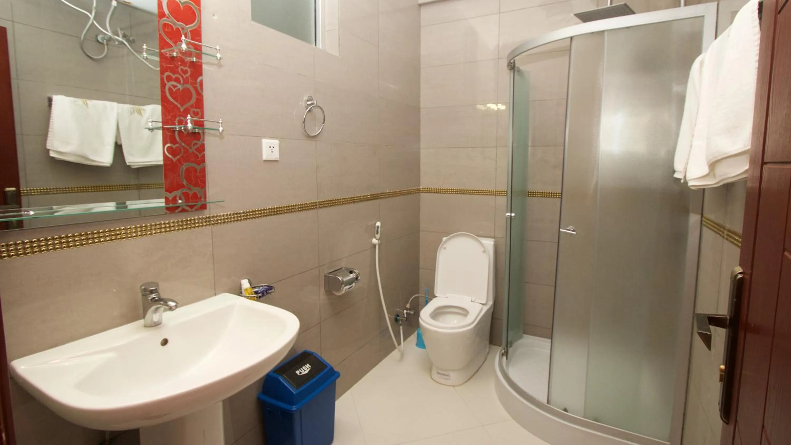 Shower in Yinm Furnished Apartment