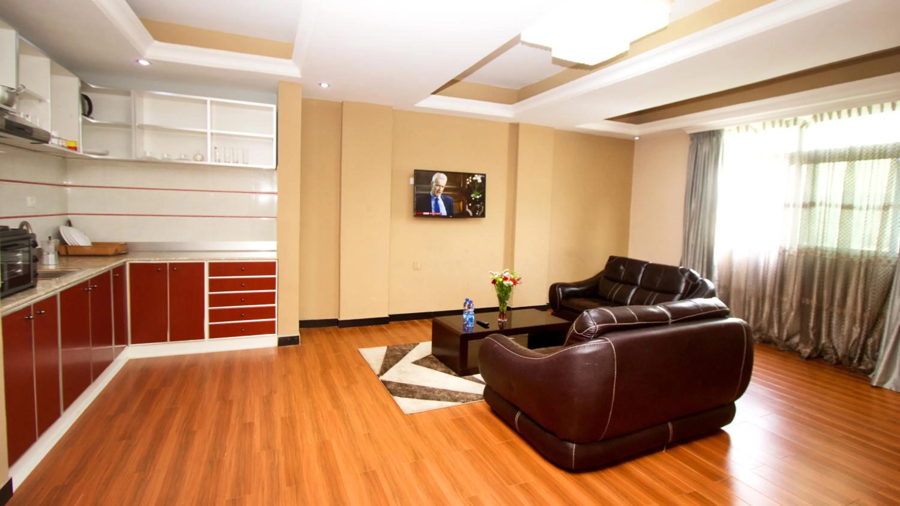 Living room in Yinm Furnished Apartment