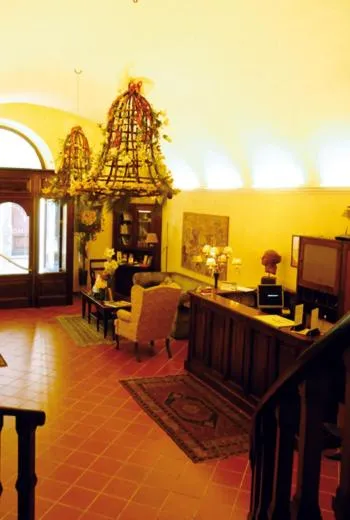 Lobby or reception in Hotel Filippeschi