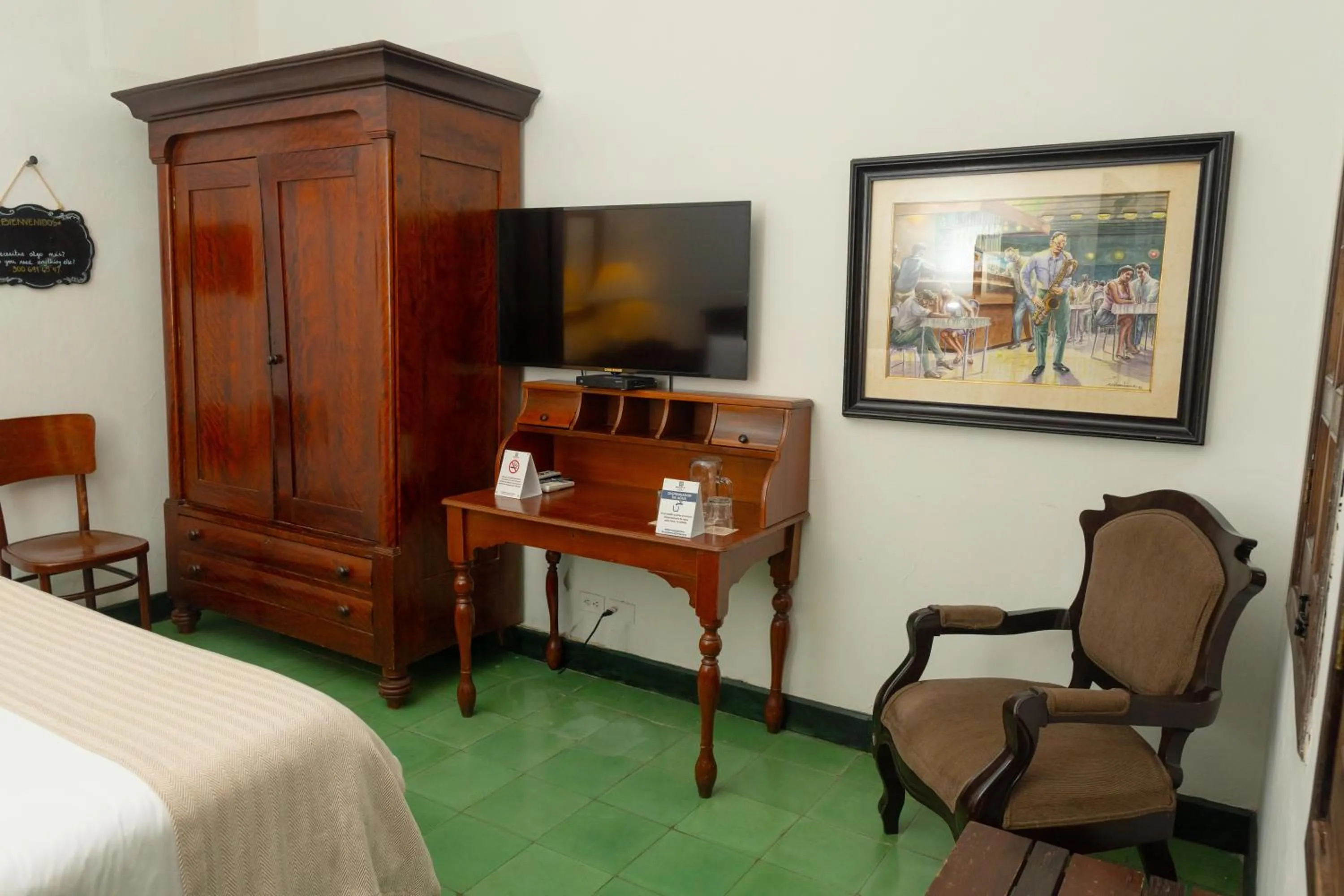 Bed in Hotel Mariscal Robledo