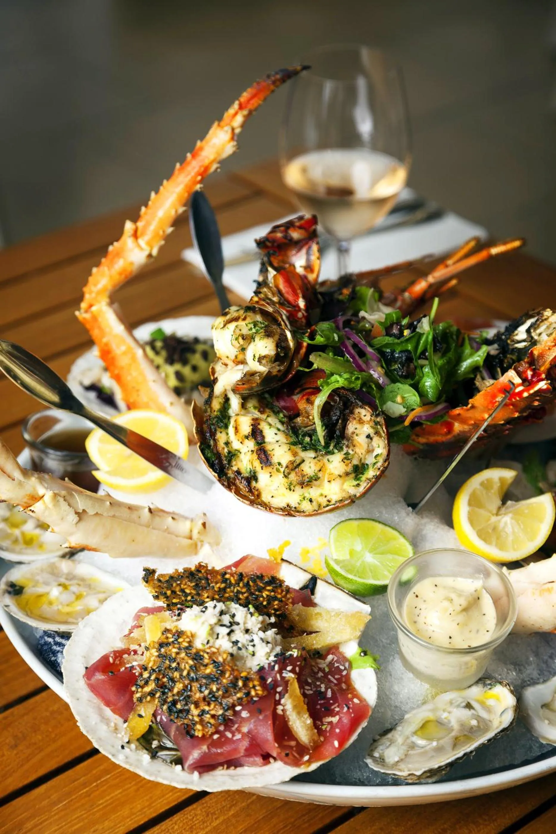 Food in Holland House Beach Hotel