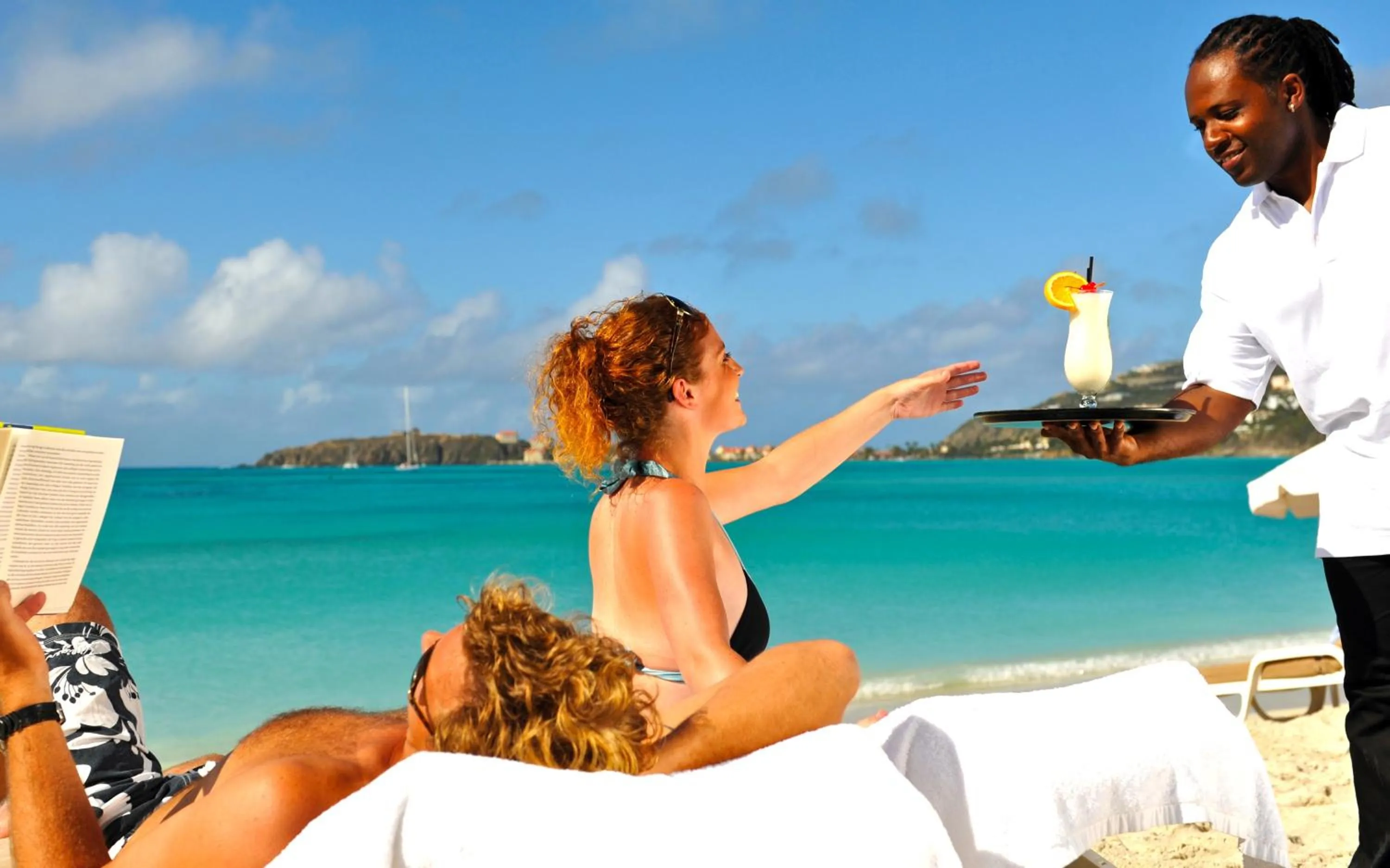 Staff in Holland House Beach Hotel