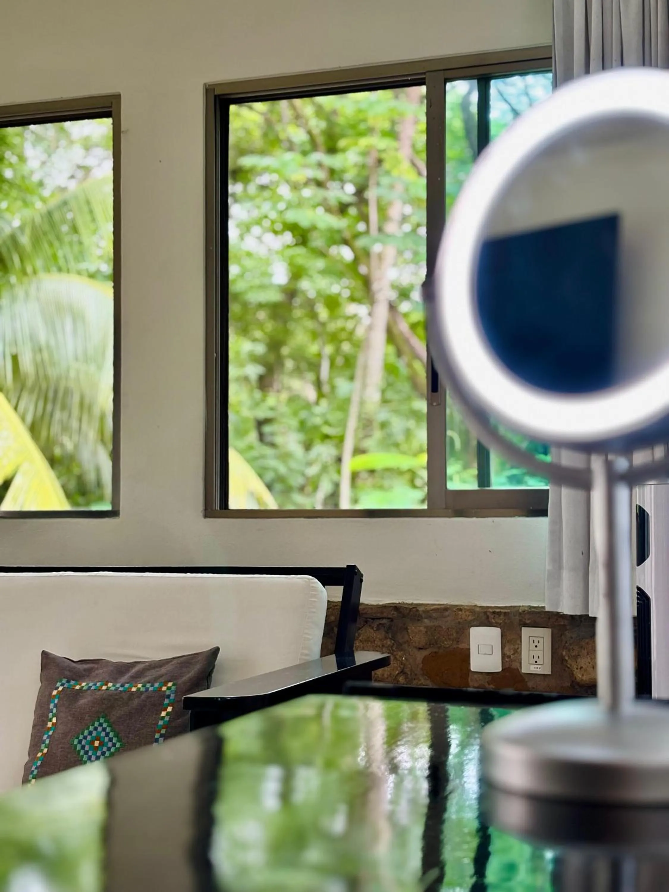 Living room in Hotel Nututun Palenque