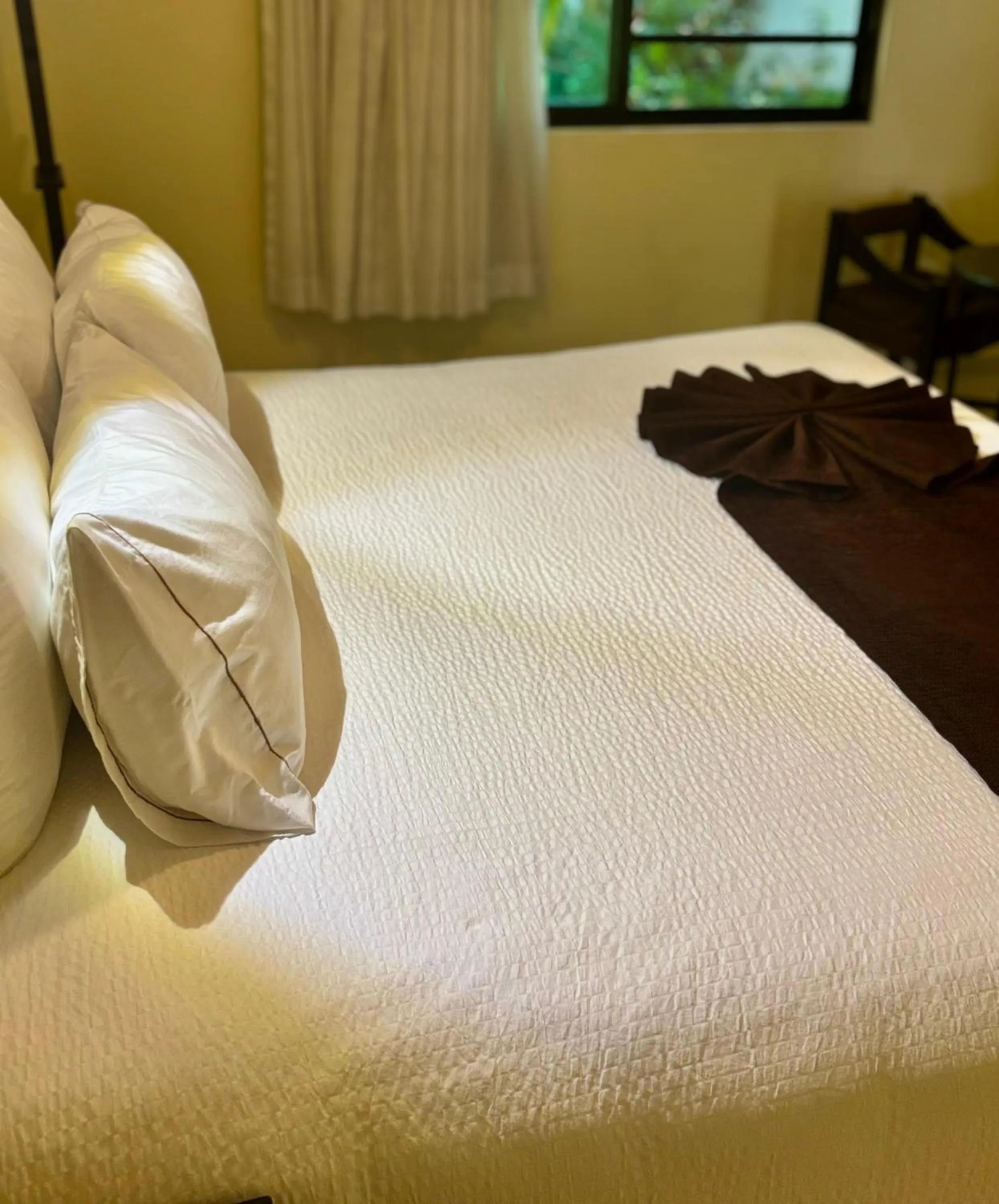 Bed in Hotel Nututun Palenque