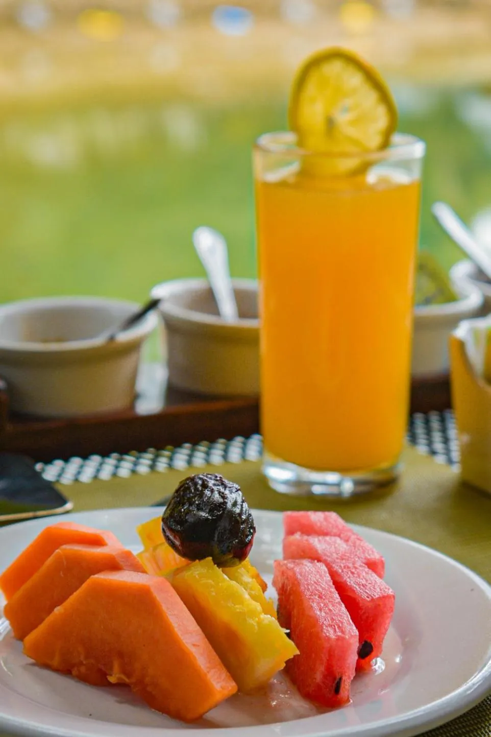 Breakfast in Hotel Nututun Palenque