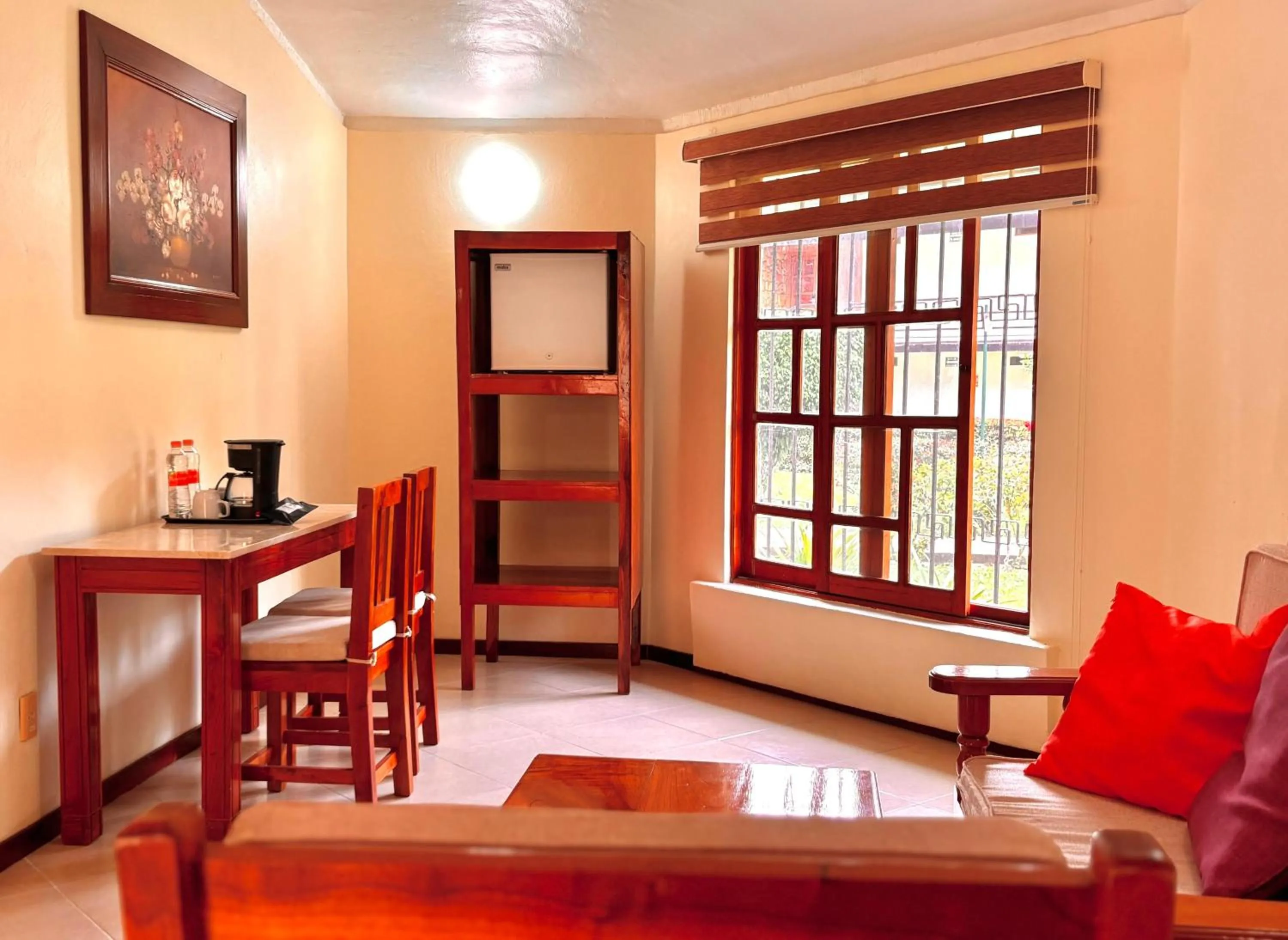 Living room in Hotel Nututun Palenque