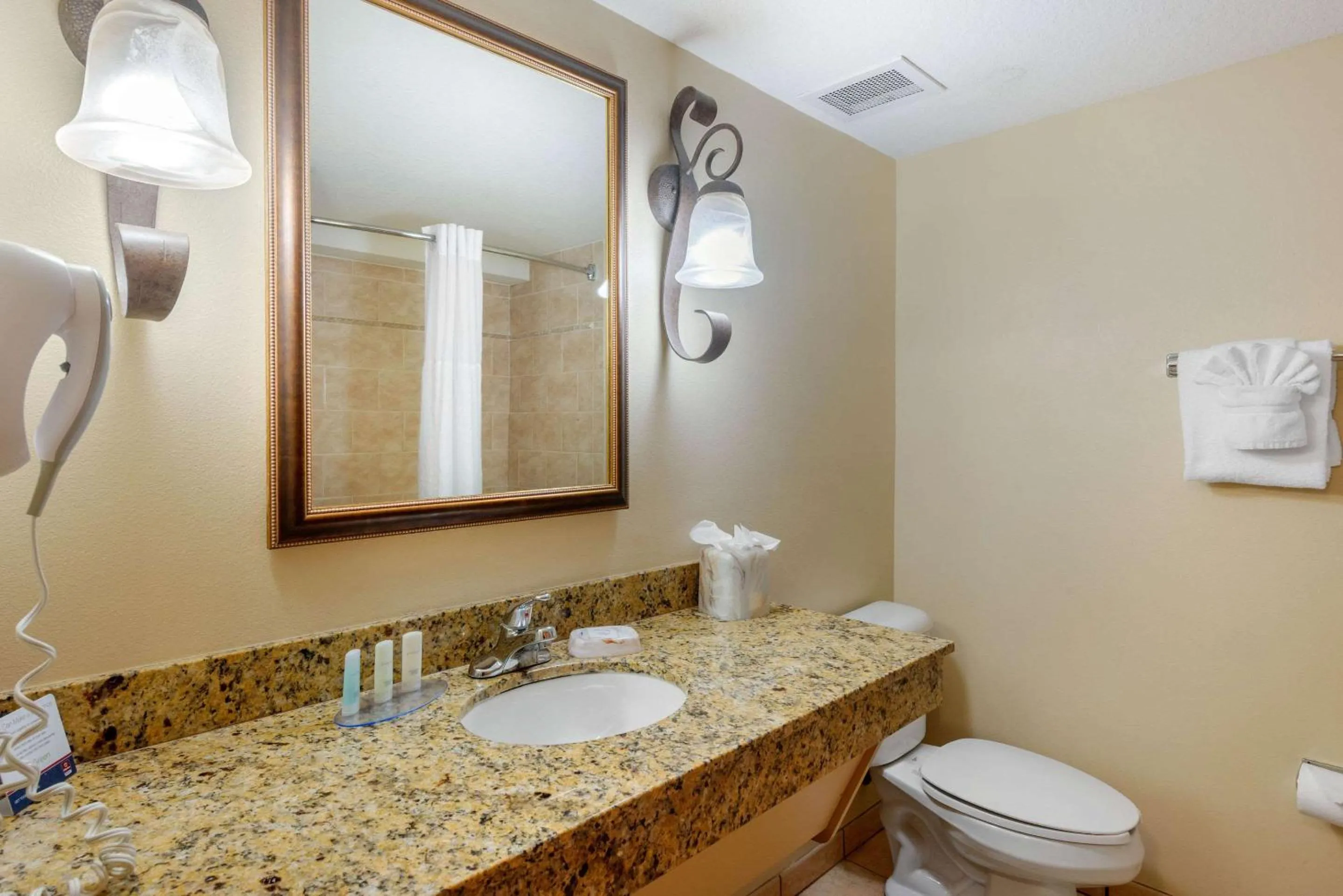 Bathroom in Clarion Inn Ormond Beach at Destination Daytona