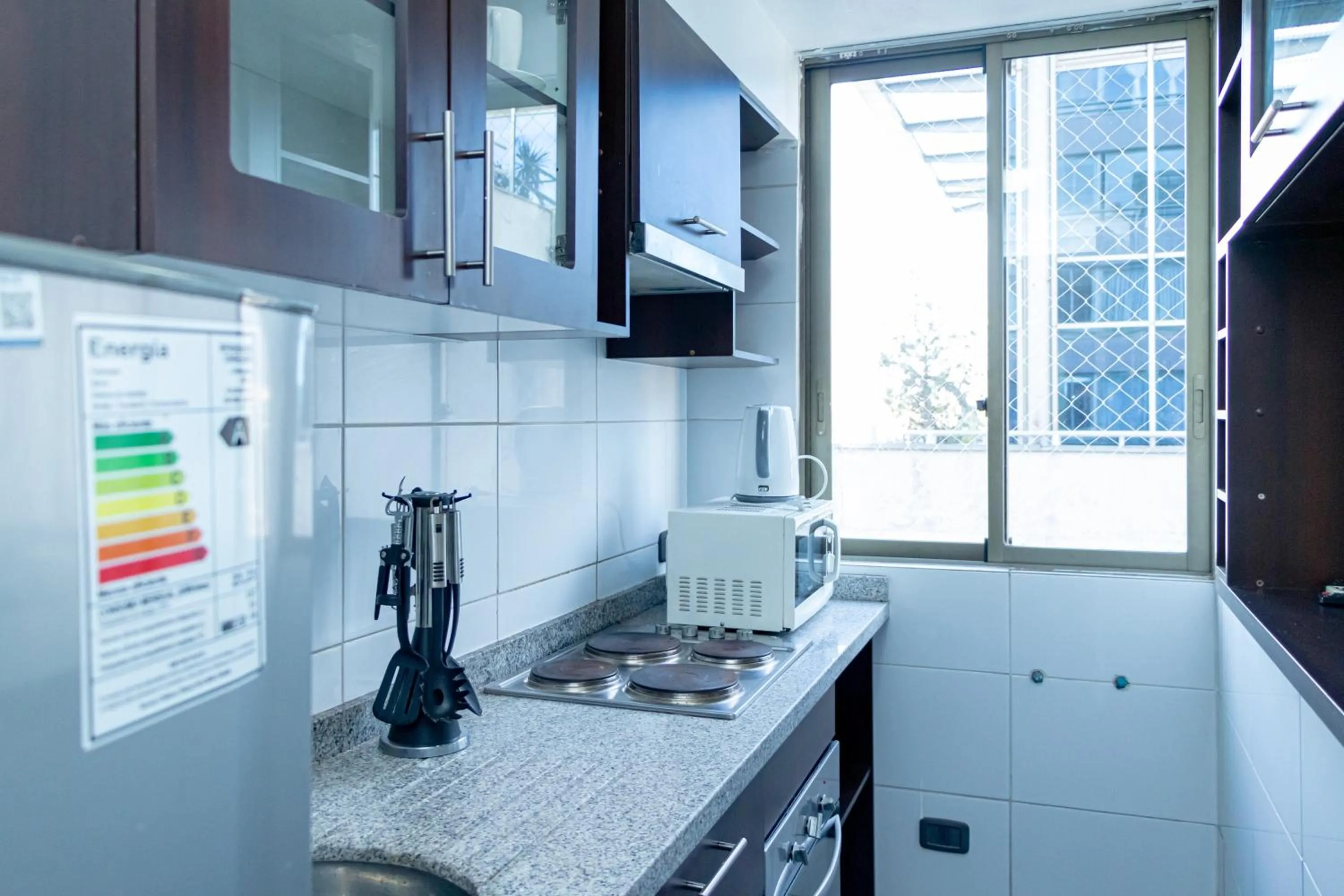 Kitchen or kitchenette in Departamentos Amoblados Torre Tagle