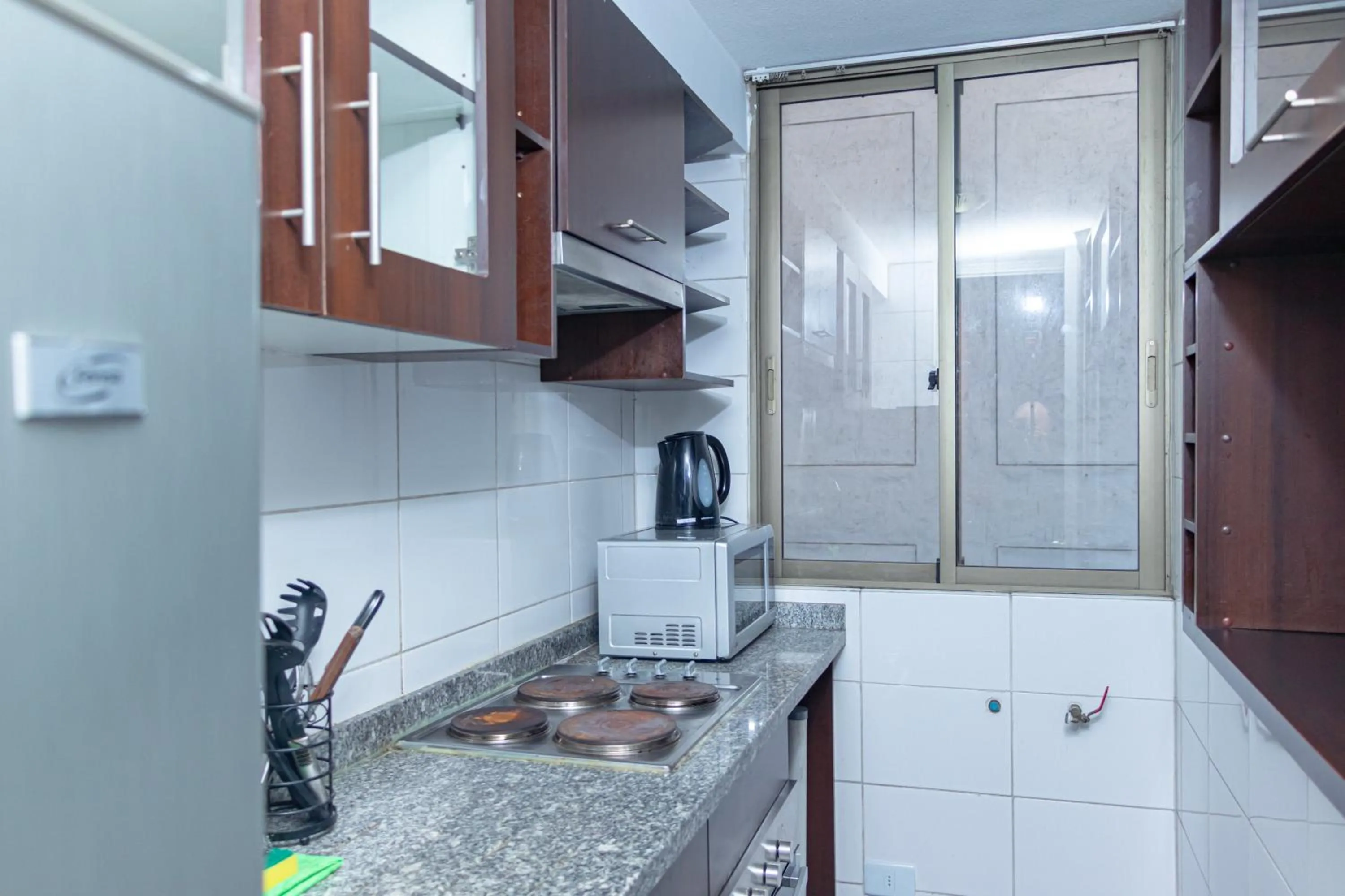 Kitchen or kitchenette in Departamentos Amoblados Torre Tagle