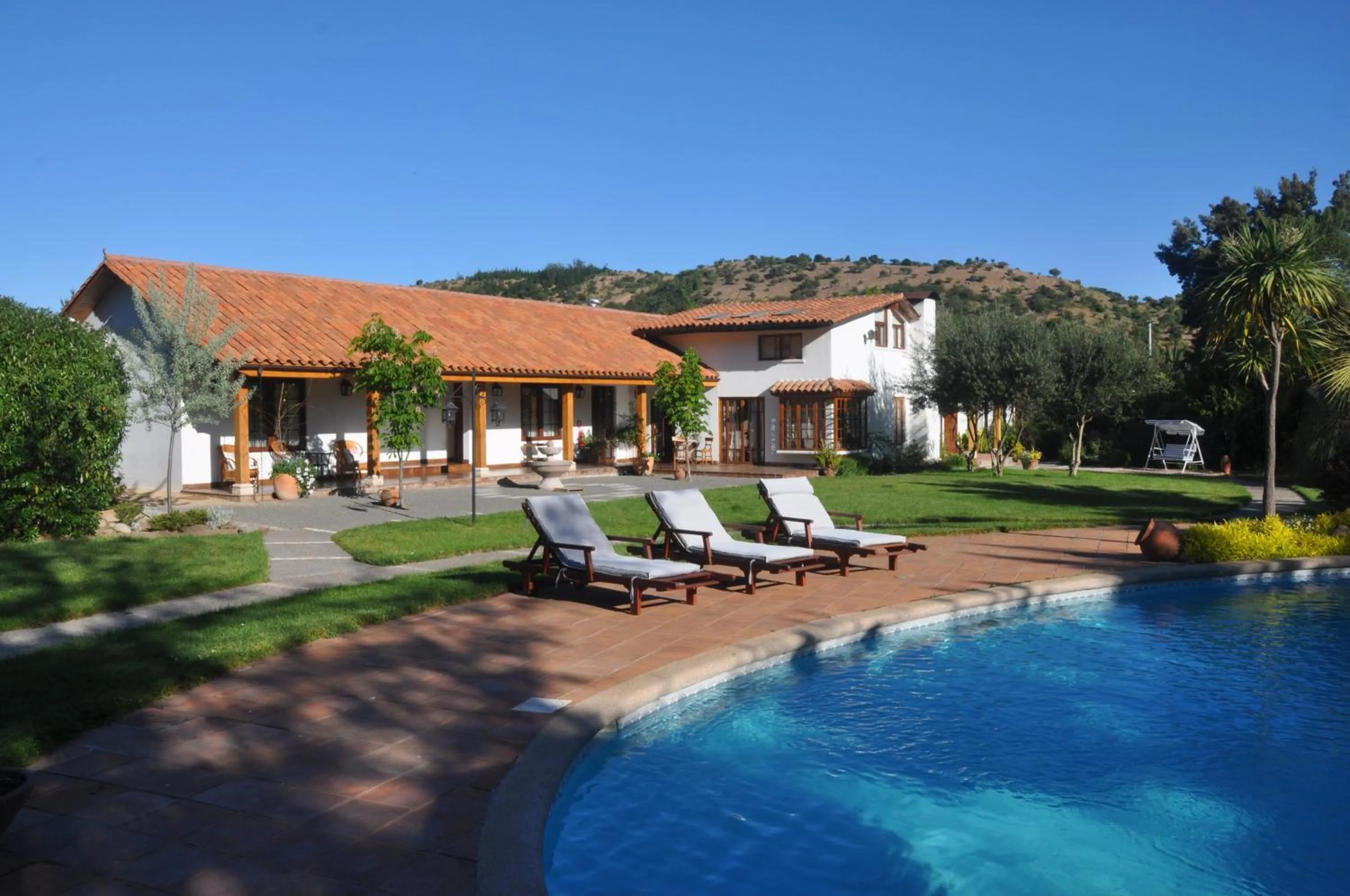 Garden in Hotel Boutique Solaz Bella Vista de Colchagua