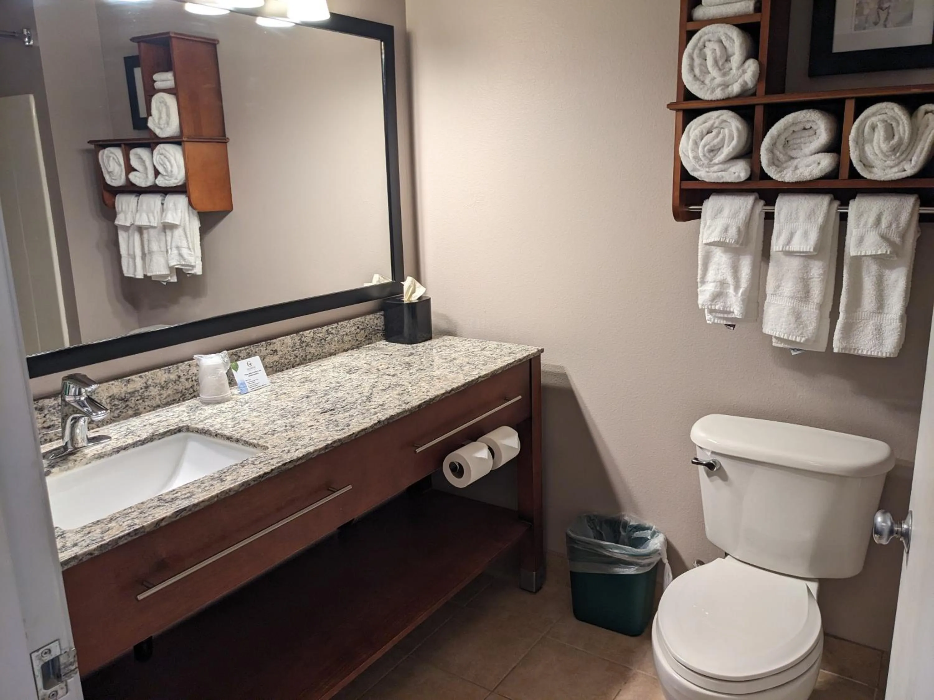 Toilet in GrandStay Residential Suites Hotel