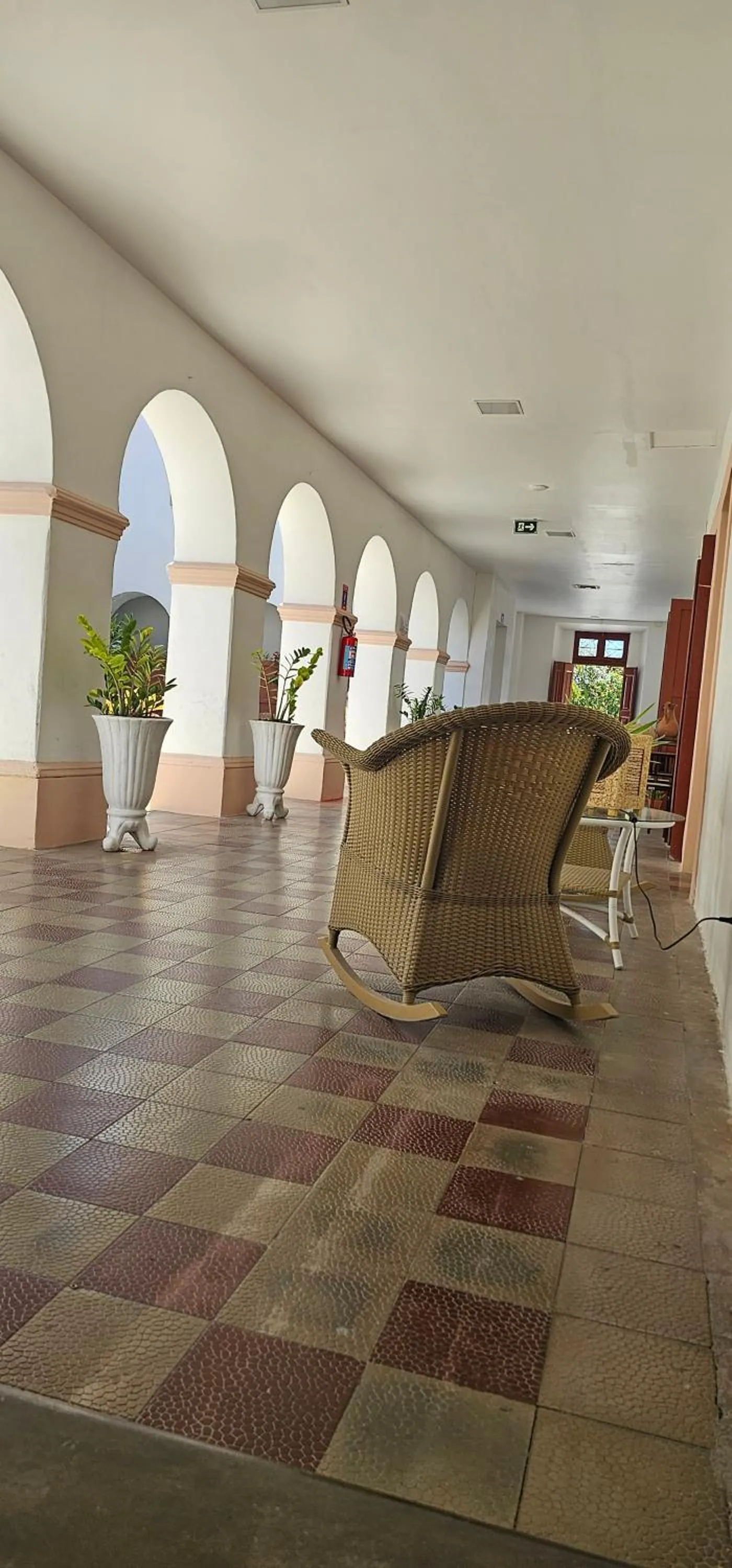 Seating area in Pousada Convento da Conceição