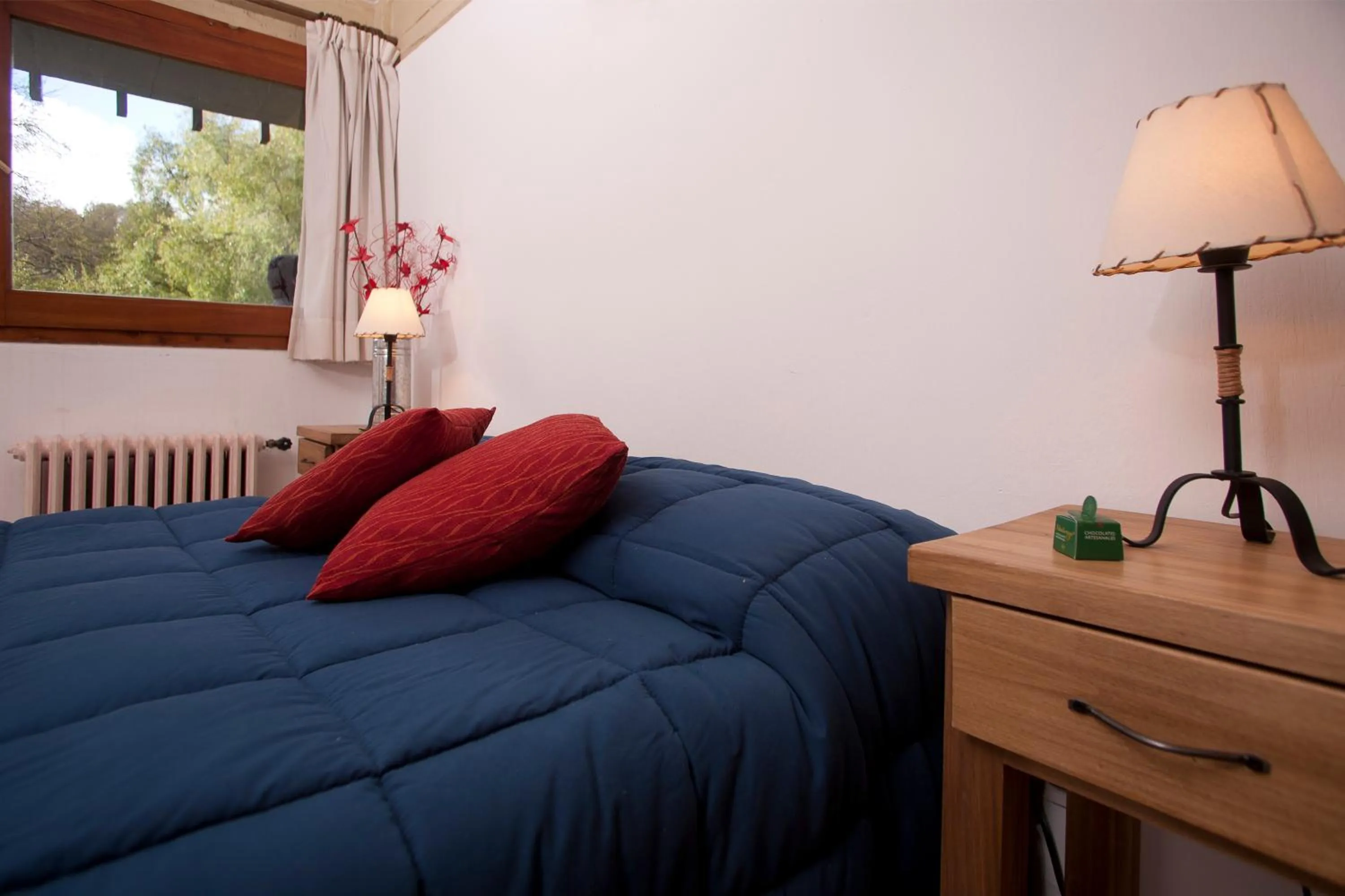 Bed in Cabañas Rucaleufu