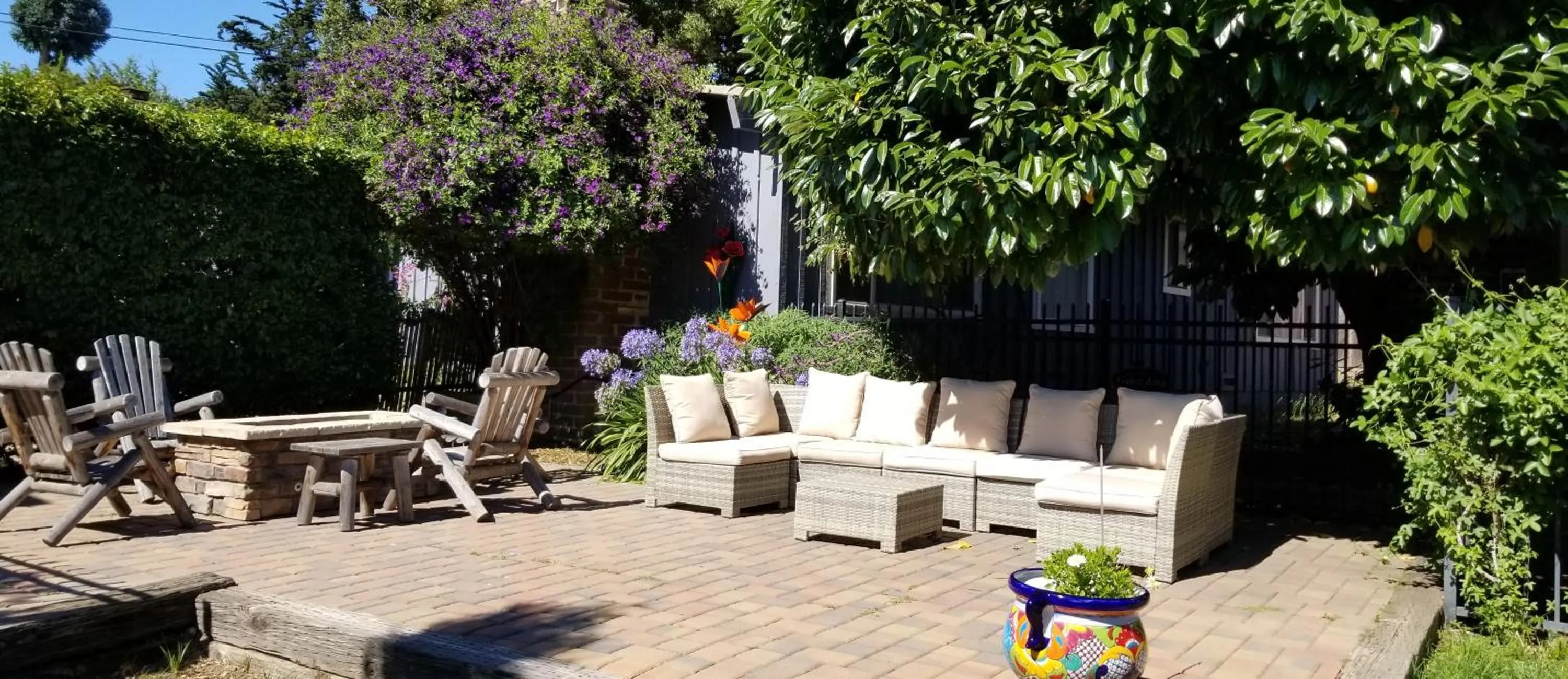 Patio in Carmel Valley Lodge