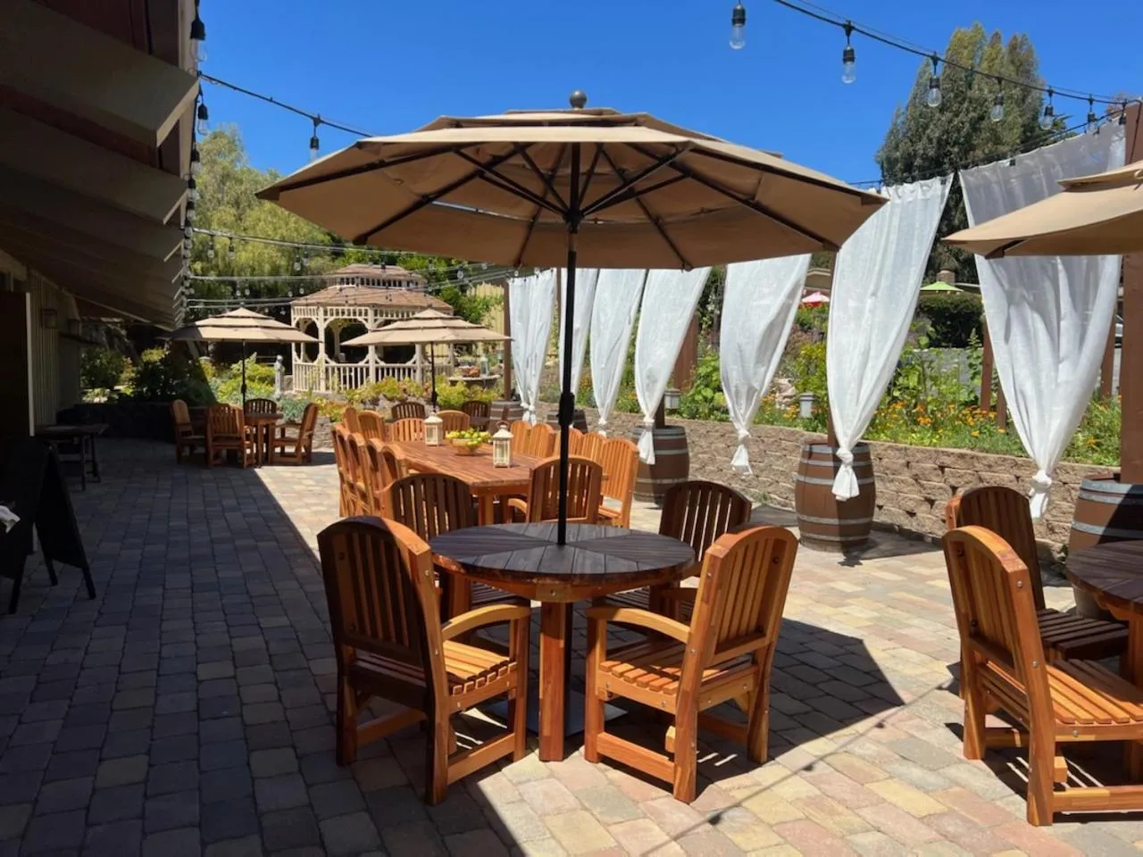 Patio in Carmel Valley Lodge