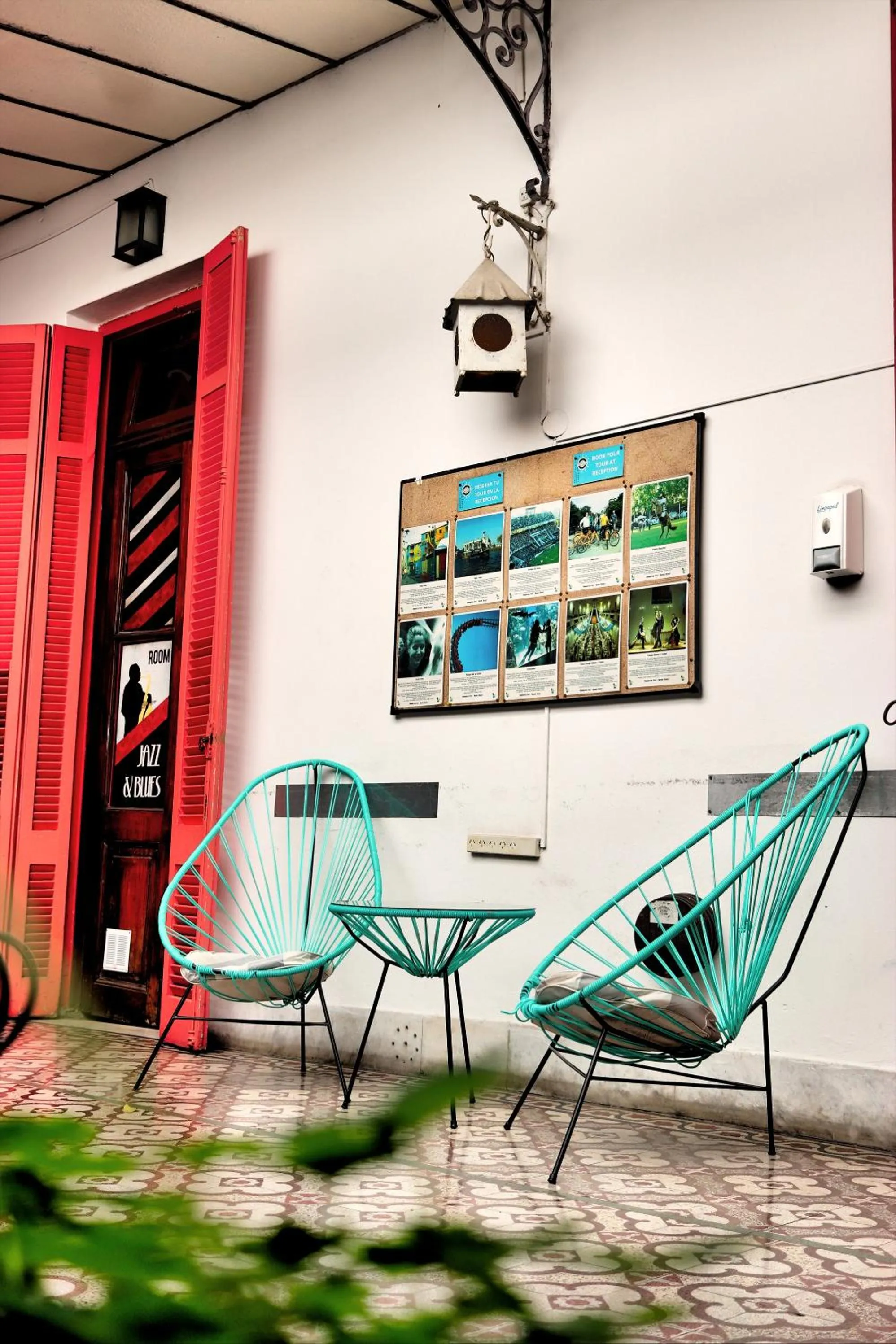 Patio in Play Hostel Soho